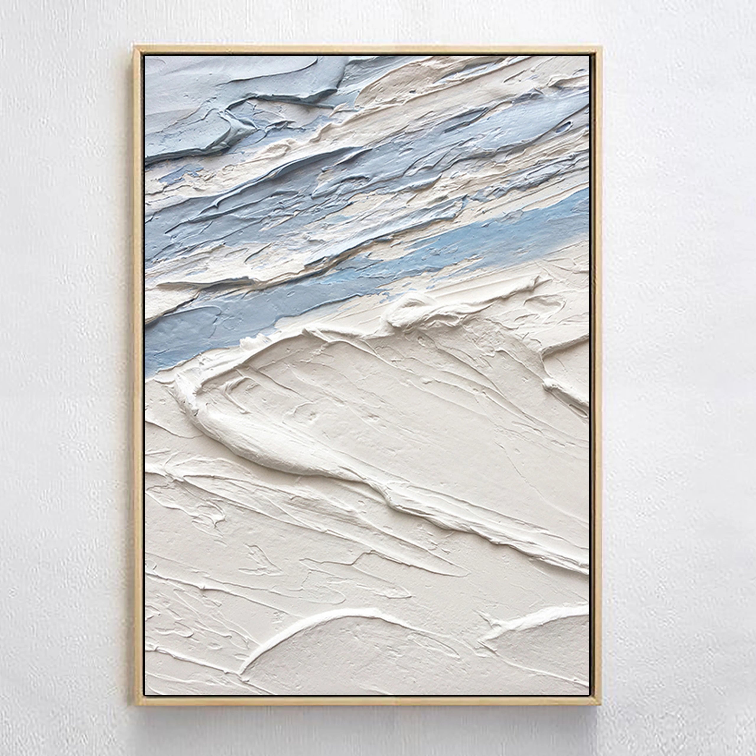 Minimalist Textured Plaster Art Painting - Modern Abstract Wall Decor for Living Room, Bedroom & Office | #MM031