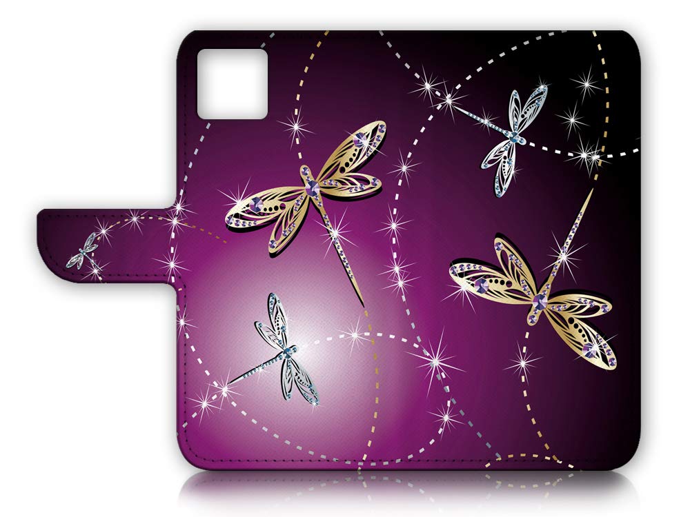 Premium Flip Wallet Phone Case for iPhone 11 Pro - A20232 Dragonfly Design | Slim Protective Cover with Card Slots for Everyday Use & Travel