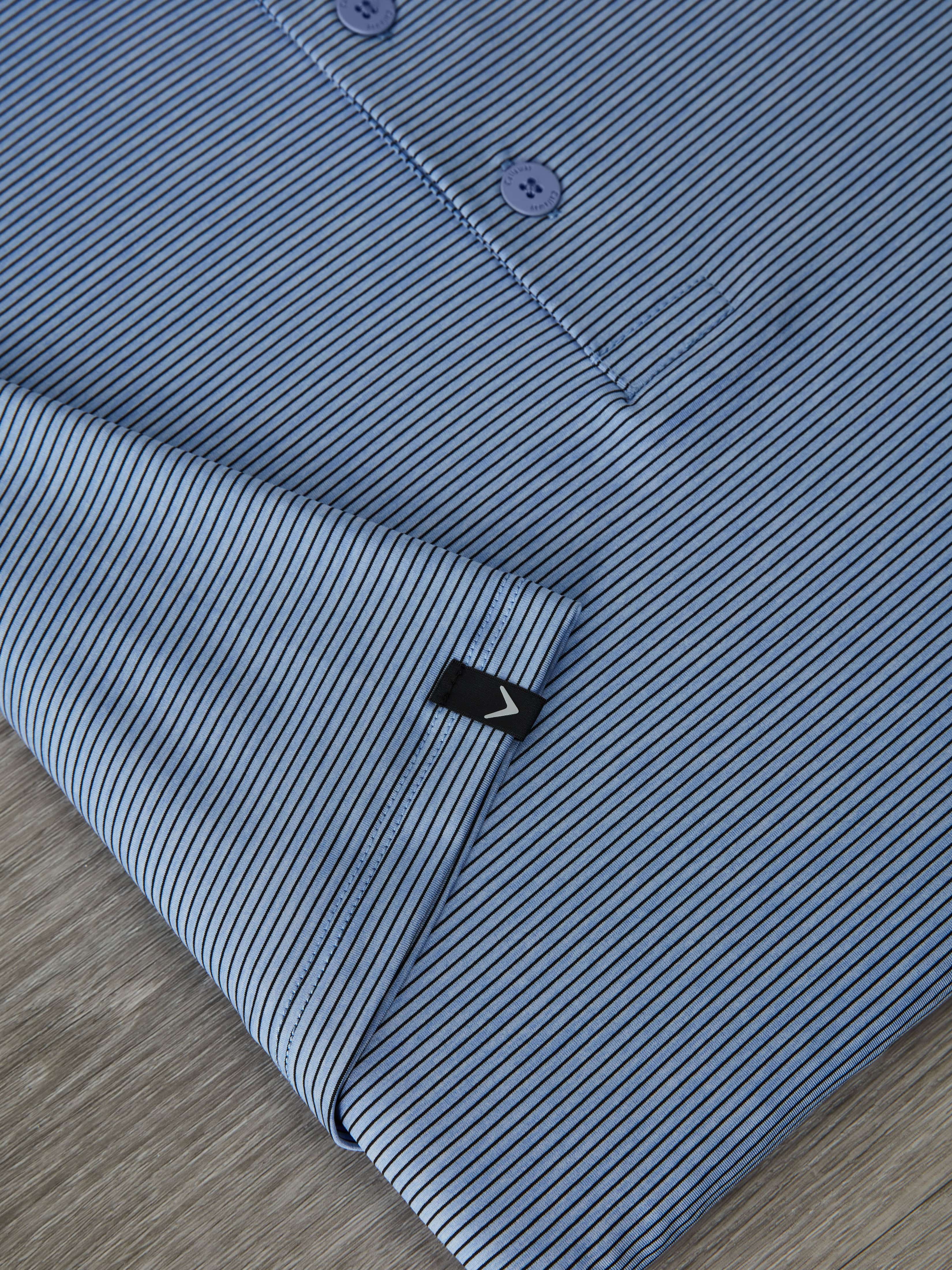Premium Men's Soft Touch Fineline Golf Polo Shirt - Breathable & Moisture-Wicking for Comfort on the Golf Course & Casual Wear