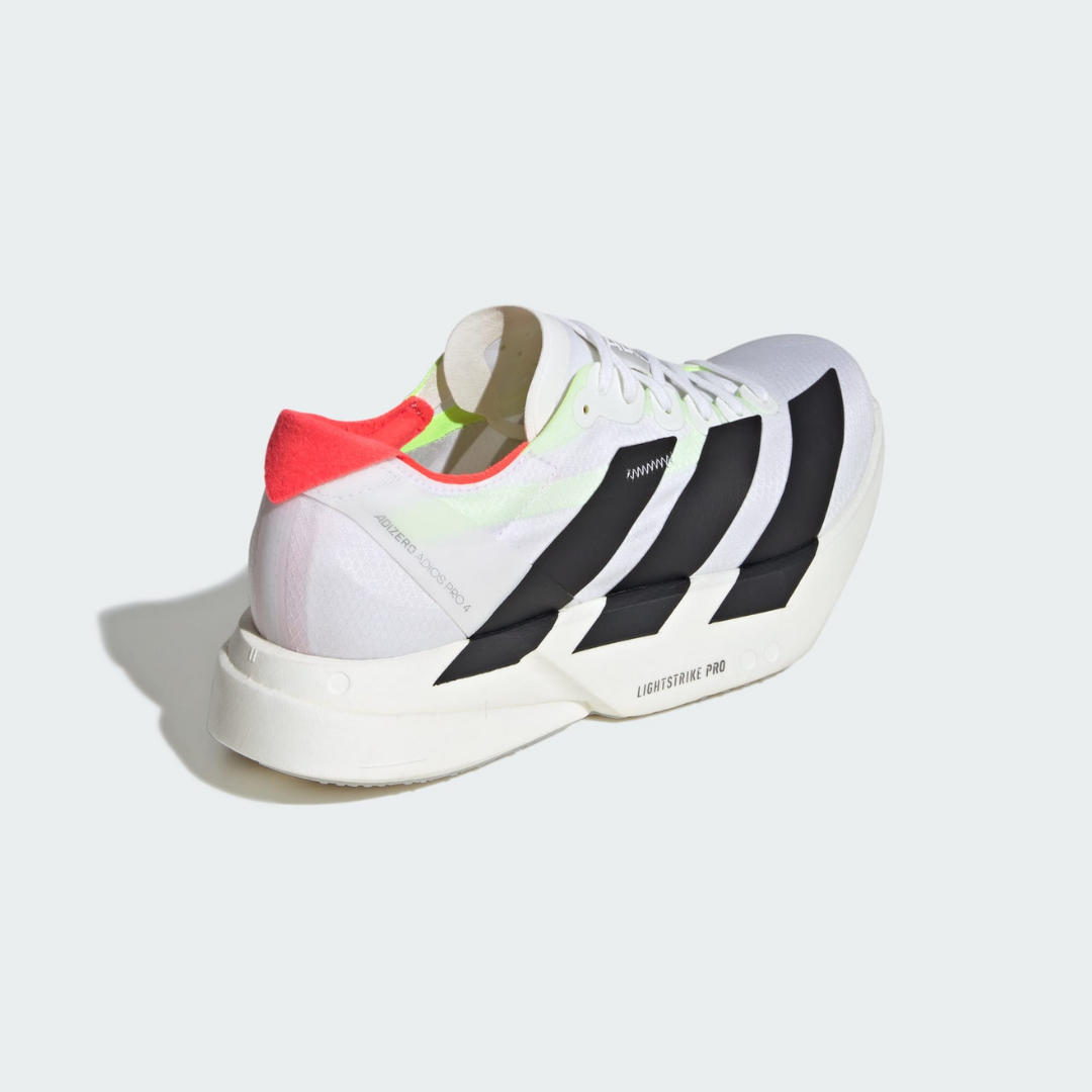 Adidas Women's Adizero Adios Pro 4 Running Shoes - Lightweight Performance Road Racing Sneakers for Marathon & Long Distance Training (JR1163) - Perfect for Competitive Runners & Speed Workouts