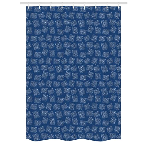 Navy Blue and White