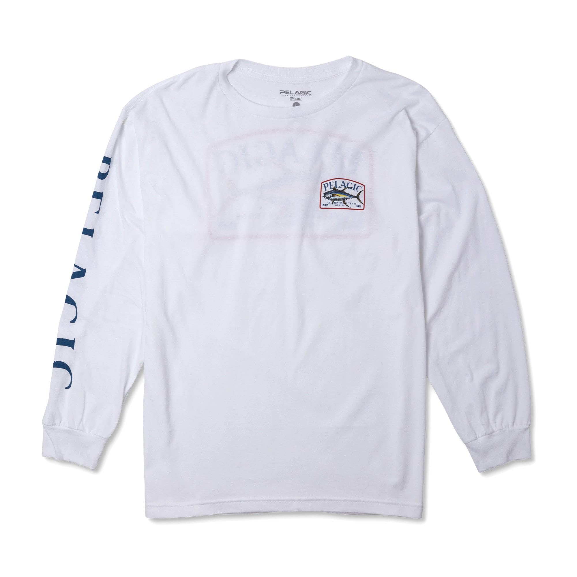 PELAGIC Game Fish Tuna Long Sleeve T-Shirt - Comfortable Fishing Shirt for Anglers & Outdoor Enthusiasts