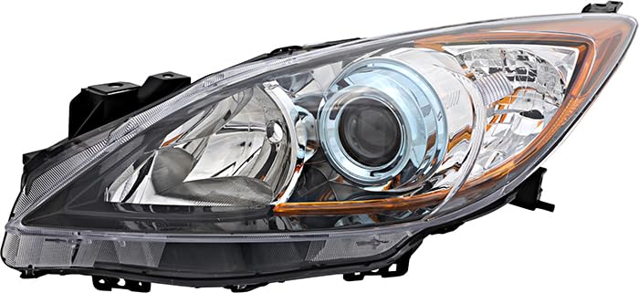 2012-2013 Mazda 3 Left Driver Side Halogen Headlight Replacement - Perfect for Night Driving & Foggy Conditions
