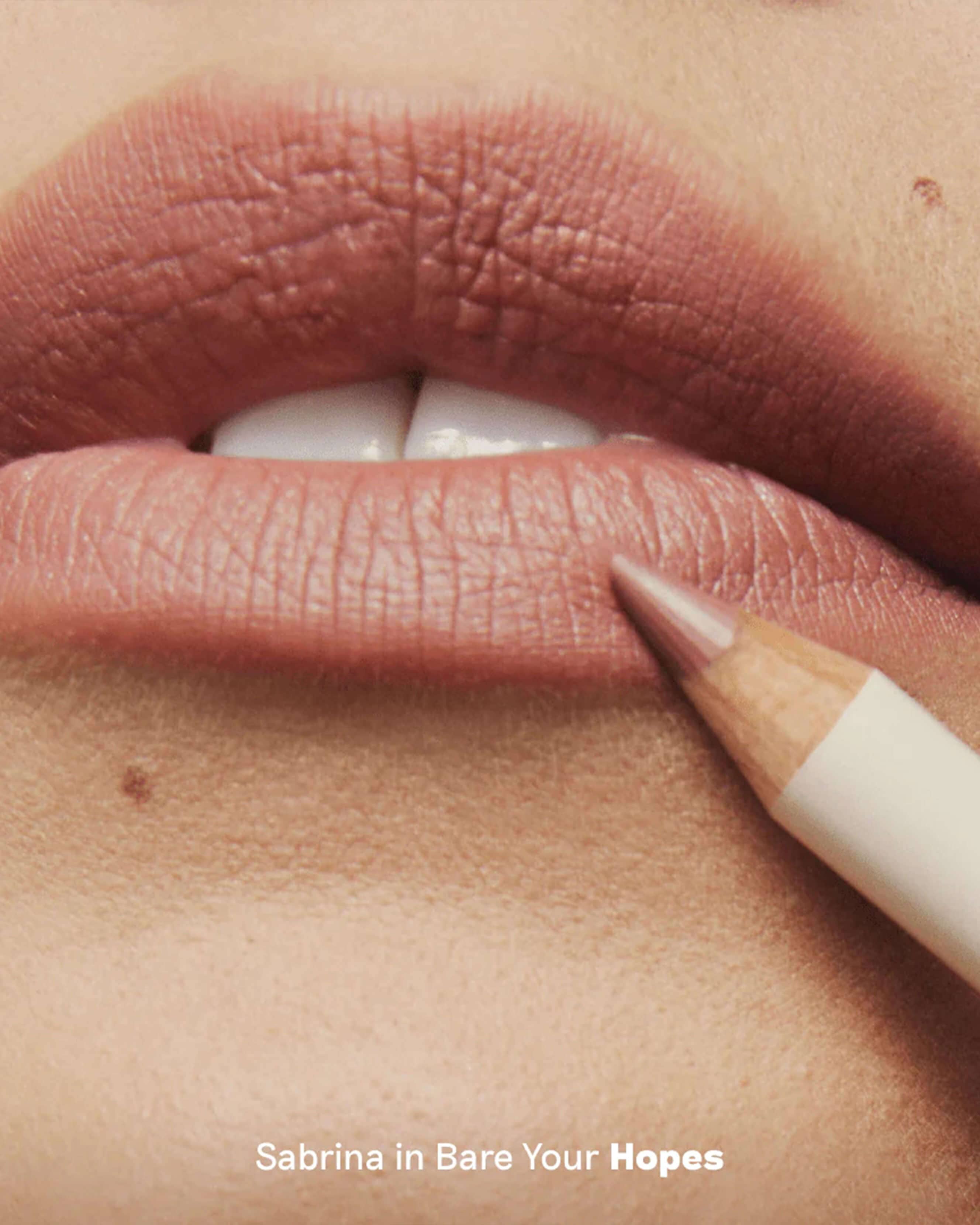 All Smiles Bare Lip Liner - Long Lasting Nude Lip Pencil for Natural Look | Perfect for Everyday Wear, Makeup Contouring & Enhancing Lip Shape