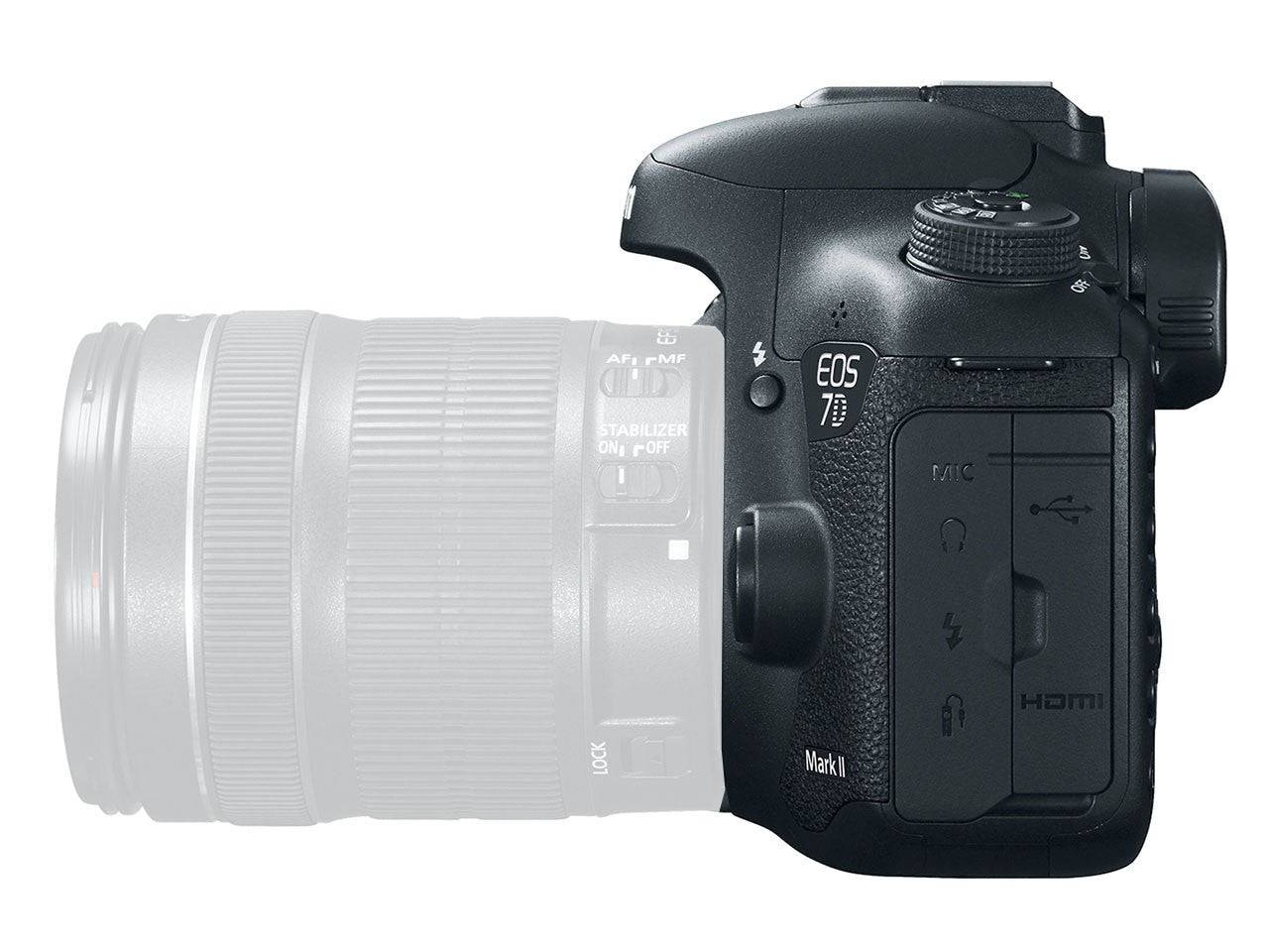 Canon EOS 7D Mark II 20.2MP DSLR Camera with 55-250mm IS Lens & 32GB Bundle - Professional HD 1080p Video for Sports, Wildlife Photography & Travel Adventures