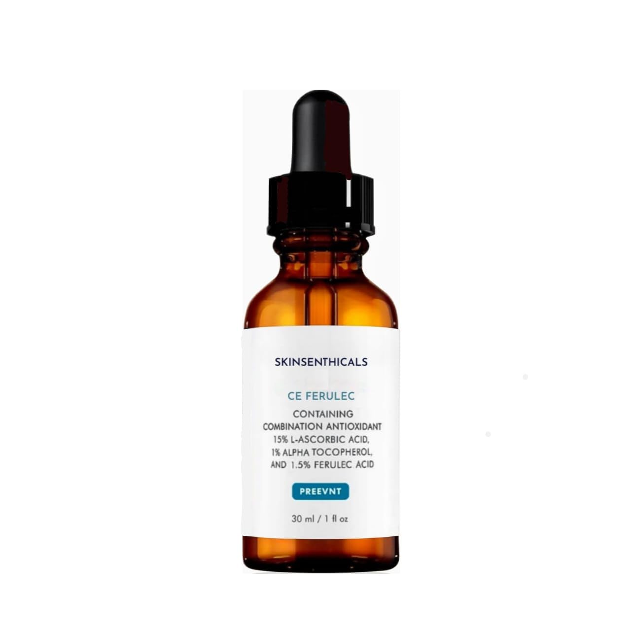 Ferulic Acid Vitamin C Serum 15% L-Ascorbic Acid - Anti-Aging Face Serum for Wrinkles & Dark Spots - Brightening Skin Care Treatment with 0.5% Ferulic Acid - 1 Fl Oz (30ml) - Perfect for Morning Skincare Routine & Sun Protection