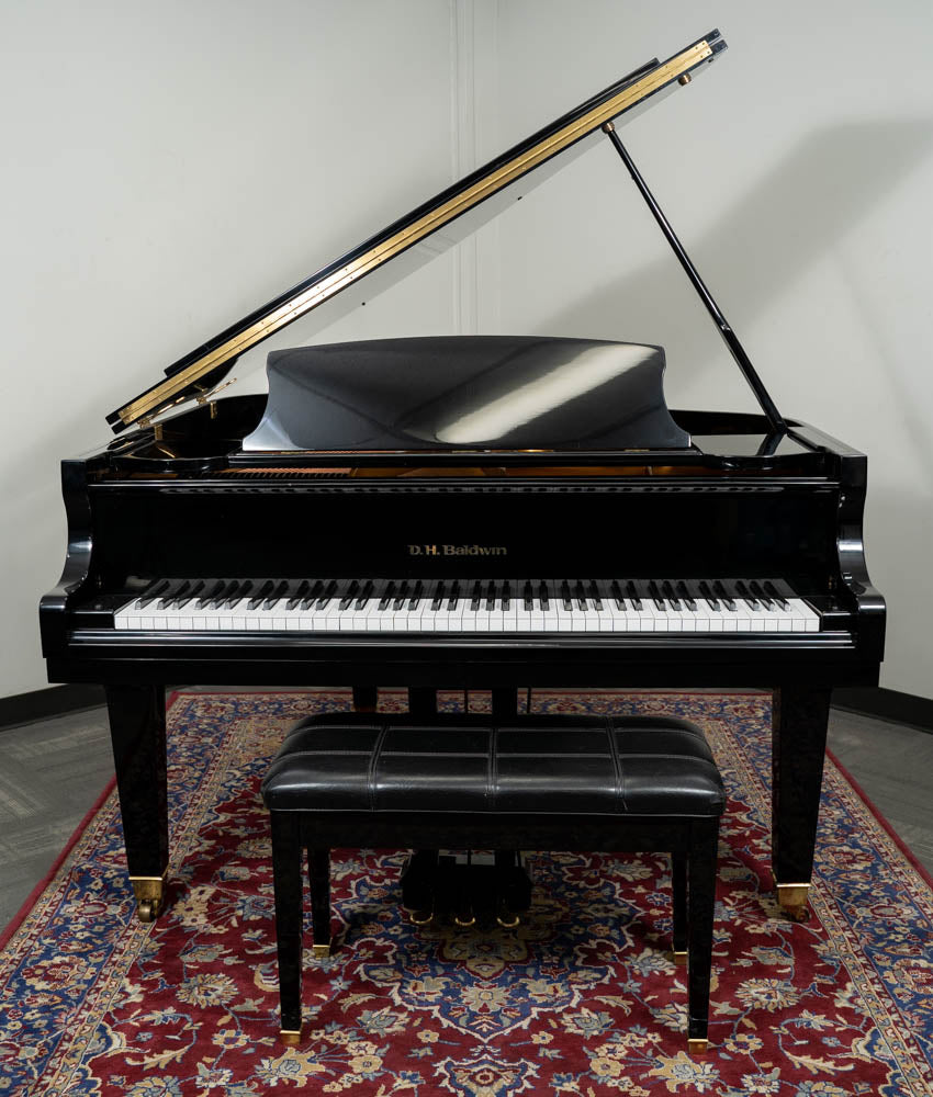 1985 Baldwin C152 5'0 Grand Piano in Polished Ebony - Perfect for Home, Studio & Concert Performances