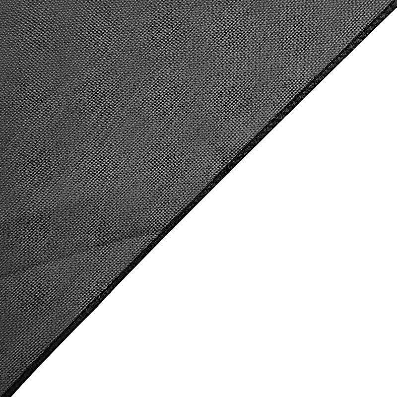50 Extra Wide Premium Black Chiffon Chair Sashes & Bows - Elegant Wedding Ceremony & Reception Decorations for Chairs, Tables, and Venue Decoration