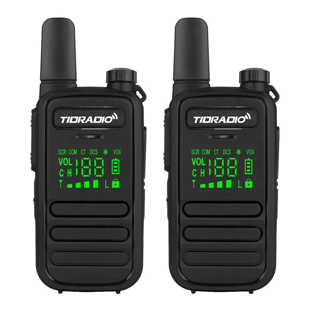 M11 IP67 Waterproof FRS PMR446 Two-Way Radio 2 Pack - Long Range Walkie Talkies for Outdoor Adventures, Hiking, Camping & Emergency Communication