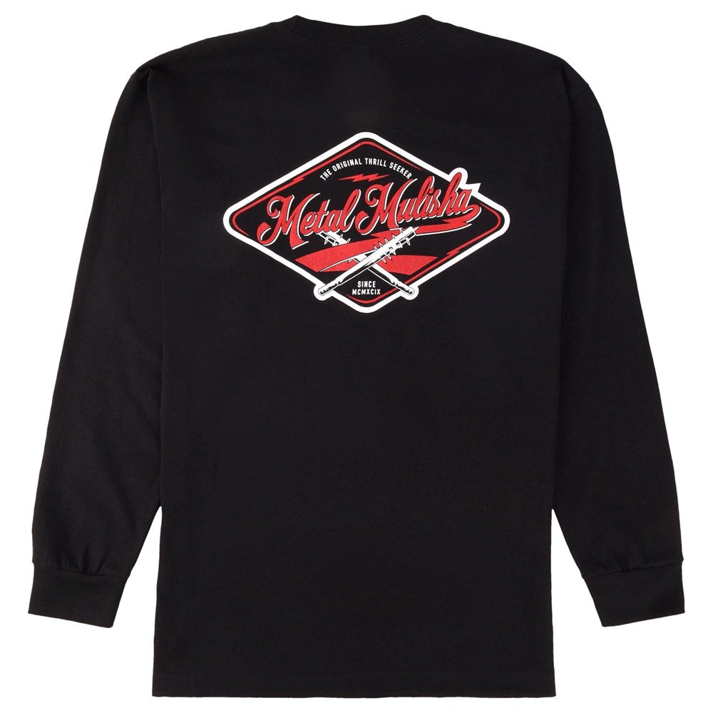 Metal Mulisha Swing Away Long Sleeve T-Shirt for Men - Graphic Print Motorcycle Shirt - Biker, Skate & Streetwear Style - Perfect for Riding, Concerts & Casual Wear