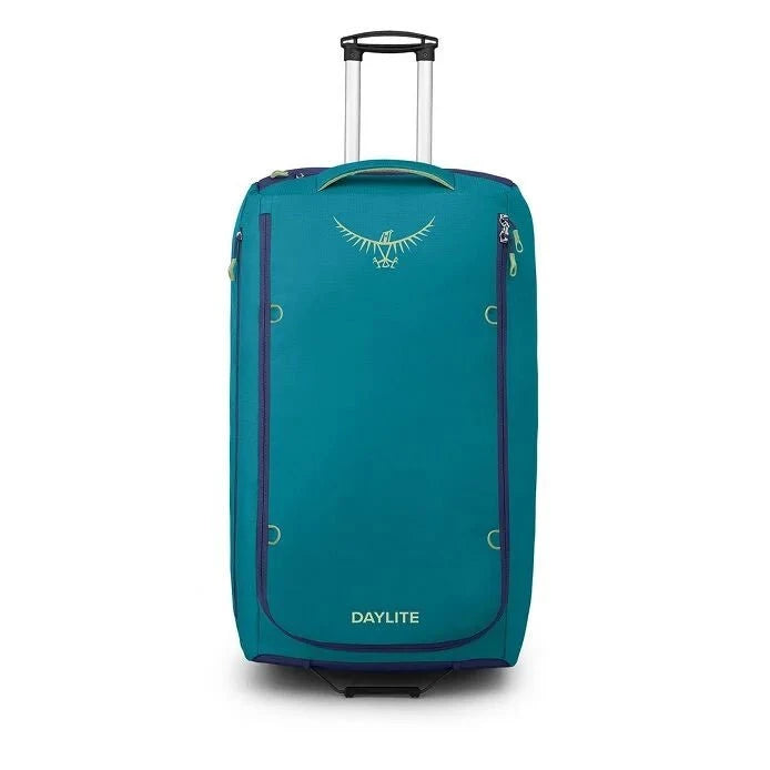 Osprey Daylite Wheeled Duffel 115 - Lightweight Rolling Travel Duffel Bag for Airplane Carry-On, Weekend Trips & Gym Gear Storage