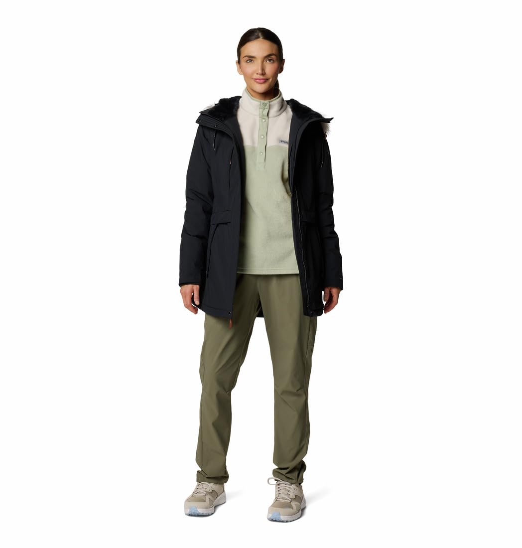 Columbia Women's Payton Pass II Insulated Winter Jacket - Waterproof, Warm & Lightweight - Black, Size Medium - Perfect for Hiking, Skiing & Outdoor Adventures