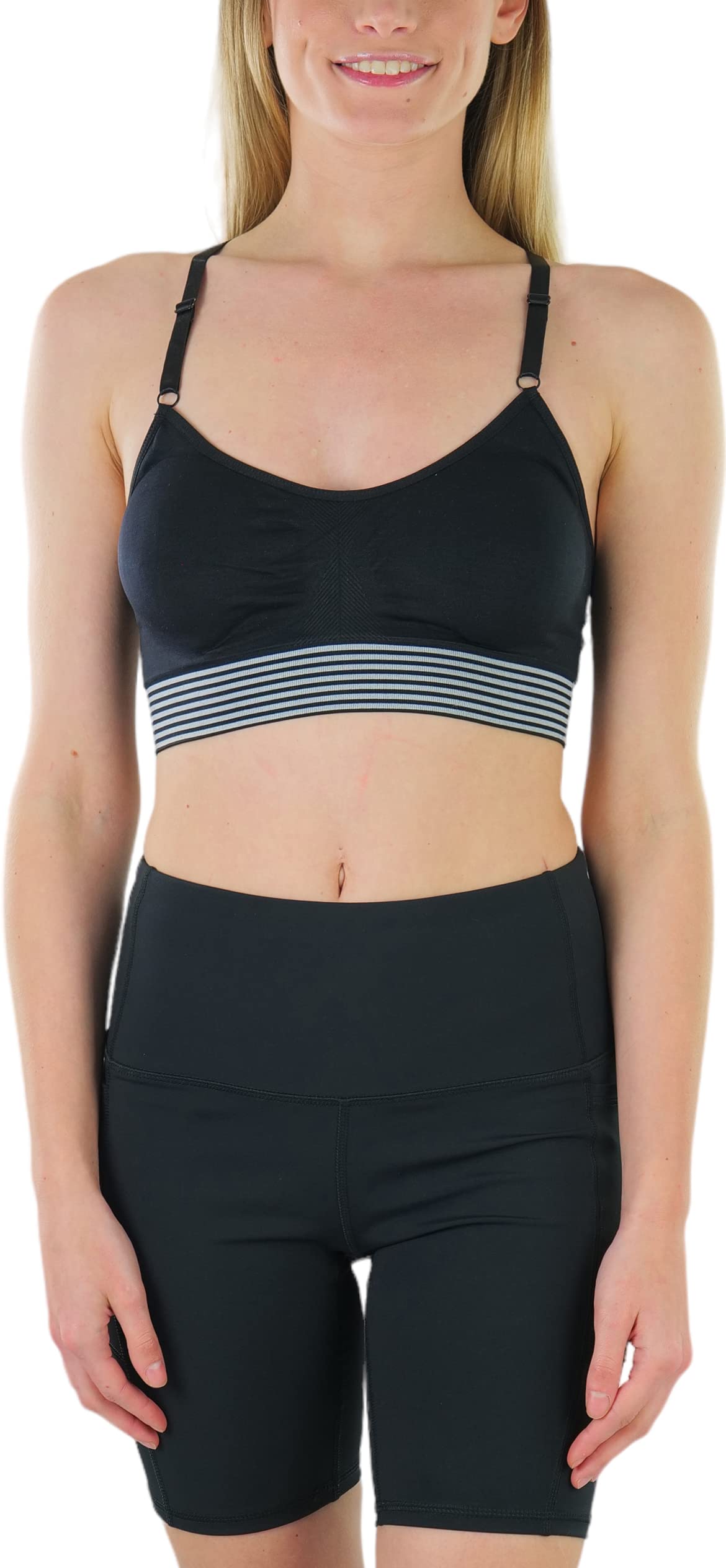 ToBeInStyle Women’s Seamless Wire-Free Sports Bras & Bralettes - Supportive Comfort for Yoga, Gym & Everyday Wear