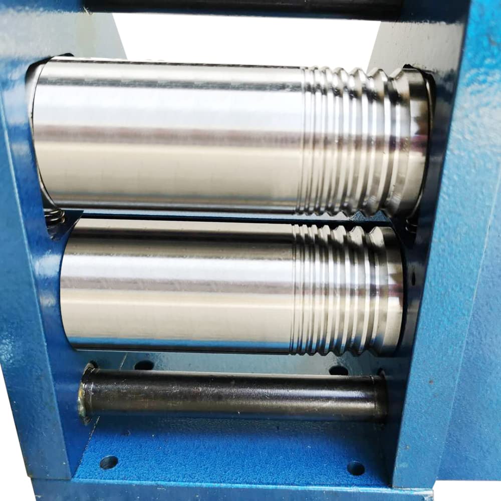 Eapmic 75mm Manual Jewelry Rolling Mill Machine - DIY Metal Wire Flat Pressing Tool for Jewelry Making, Goldsmithing & Metalworking | Perfect for Rings, Bracelets & Pendants Crafting