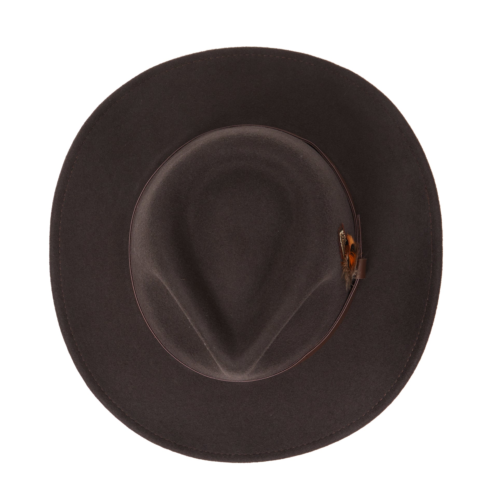 Stylish William Fedora Hat for Men - Classic Wool Felt Dress Hat with Brim - Perfect for Weddings, Parties & Formal Occasions