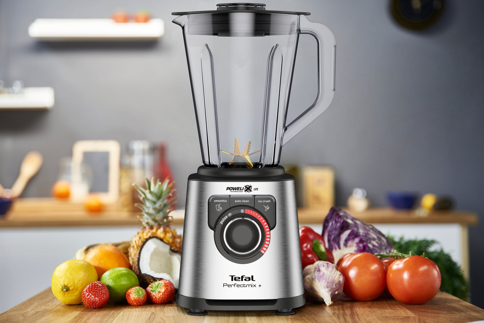Tefal PerfectMix+ BL82A High-Speed Blender with 1000W Motor - Ideal for Smoothies, Soups & Nut Butters - Perfect for Home & Kitchen Use