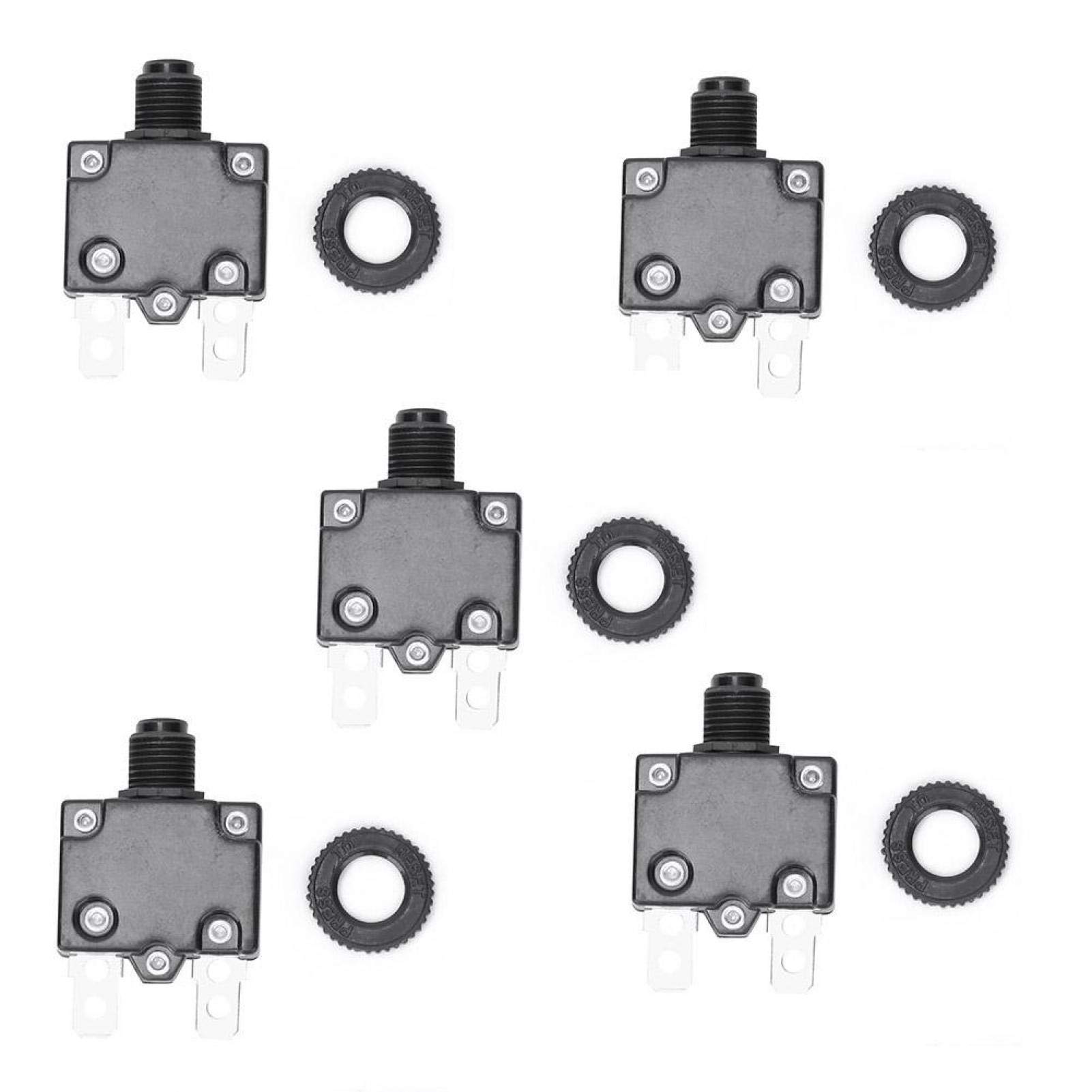 15A Electric Air Compressor Protector - High Reliability Circuit Breaker for Overload & Over Current Protection | Fast Response | Ideal for Industrial, Automotive & Home Air Compressors