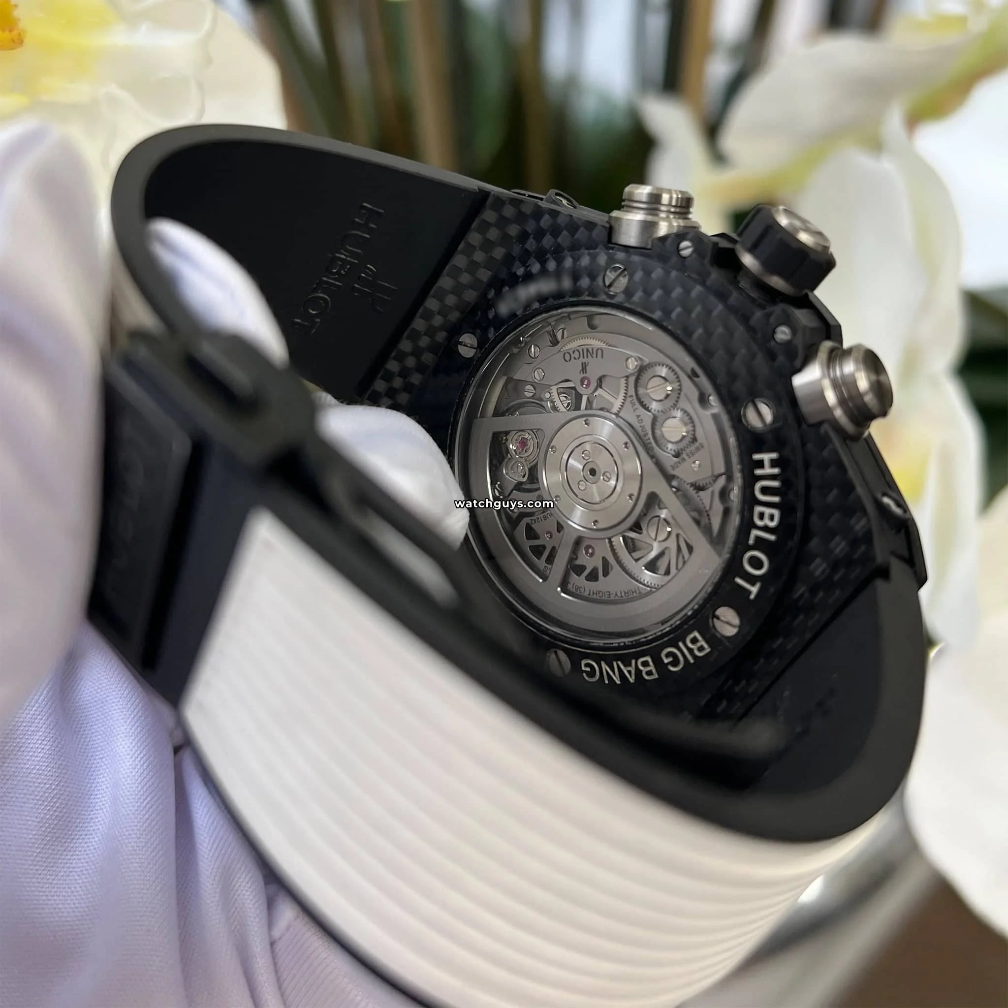 Hublot Big Bang Unico 411.QX.1170.RX Men's Luxury Chronograph Watch - Swiss Automatic Movement, Sapphire Crystal, 45mm Titanium Case - Perfect for Business, Gala Events & Luxury Collectors