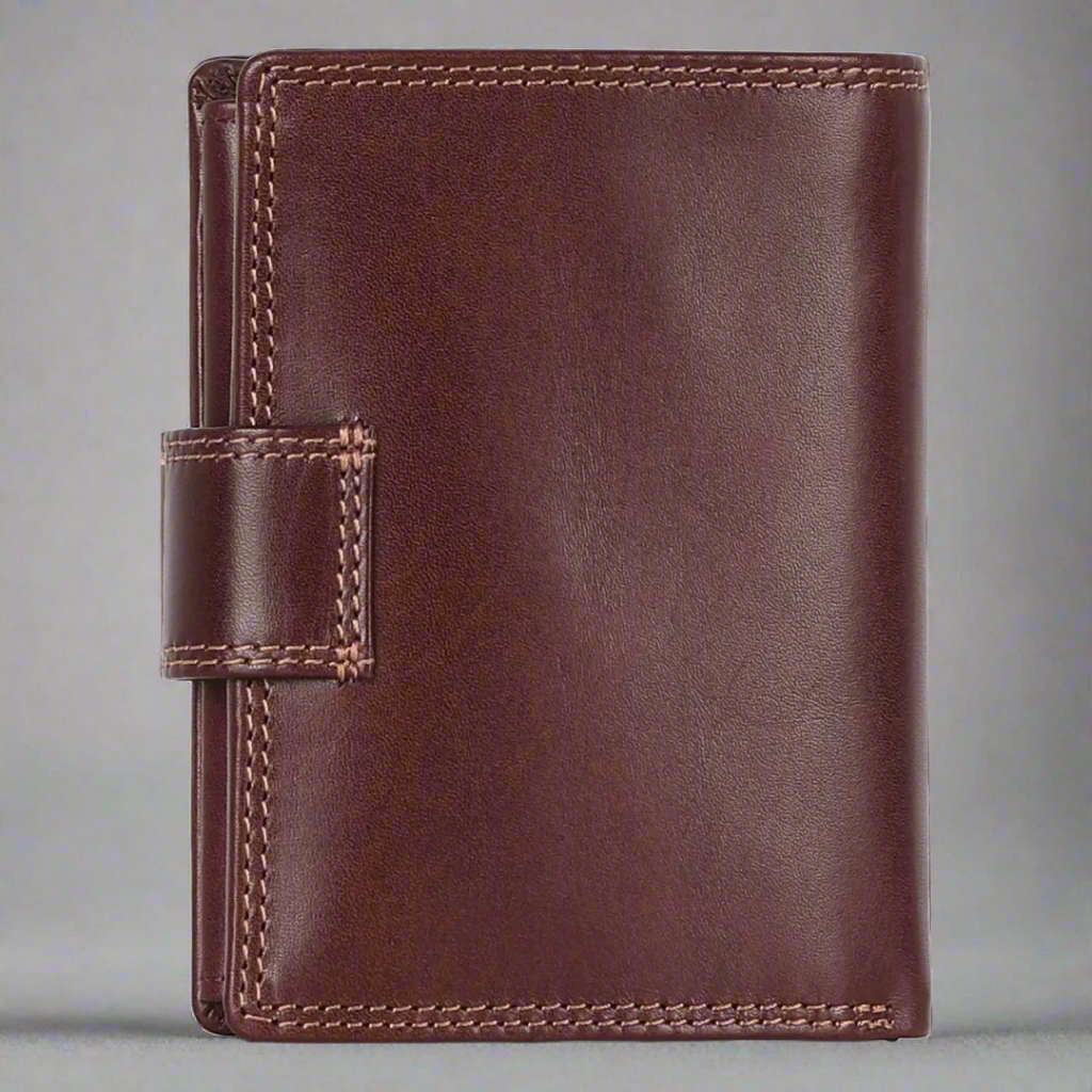 Premium MET Men's Fashion Leather Wallet - Slim RFID Blocking Bifold Wallet for Everyday Use & Travel - Perfect Gift for Dad, Husband, Boyfriend