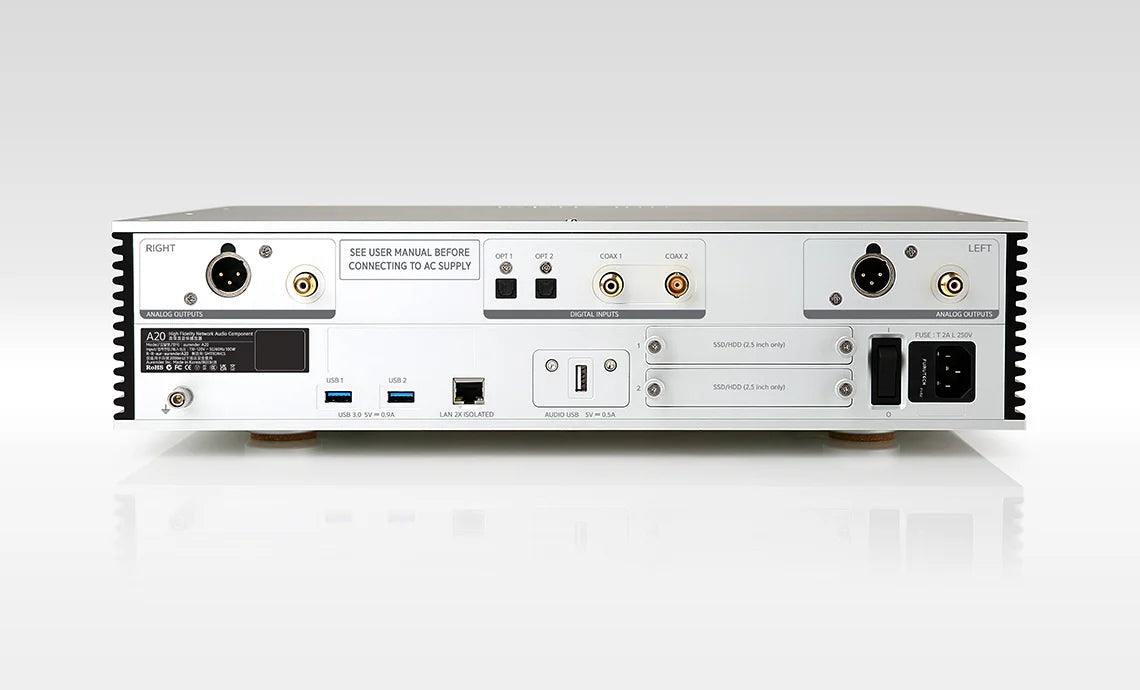 Aurender A20 High-End Music Server & Streamer with Preamplifier, MQA DAC, and Headphone Amp - Perfect for Audiophiles & Home Theater Systems