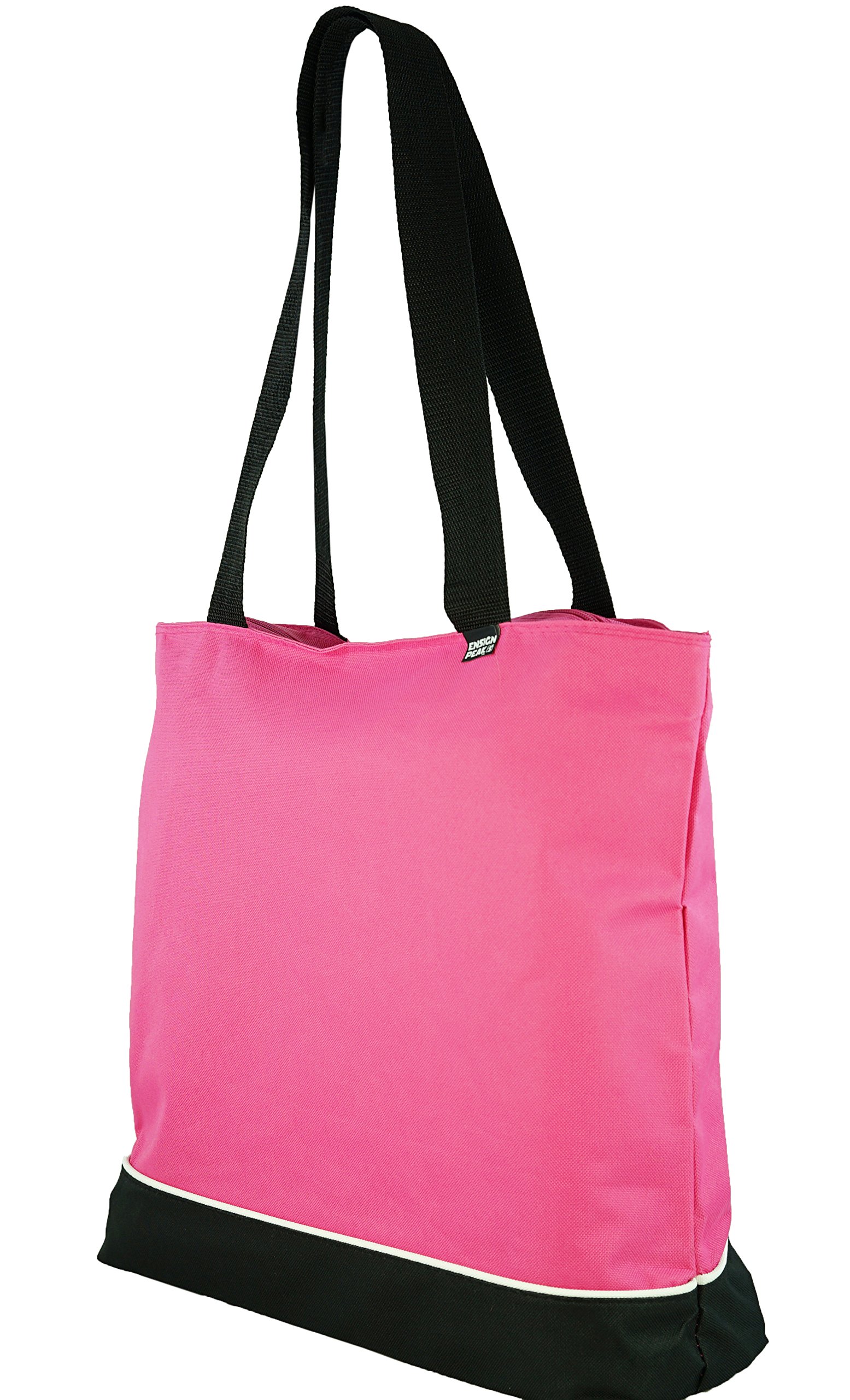 Stylish Zippered Shoulder Tote Bag for Women - Large Capacity Waterproof Work Bag - Perfect for Office, Travel, Shopping & Daily Commute