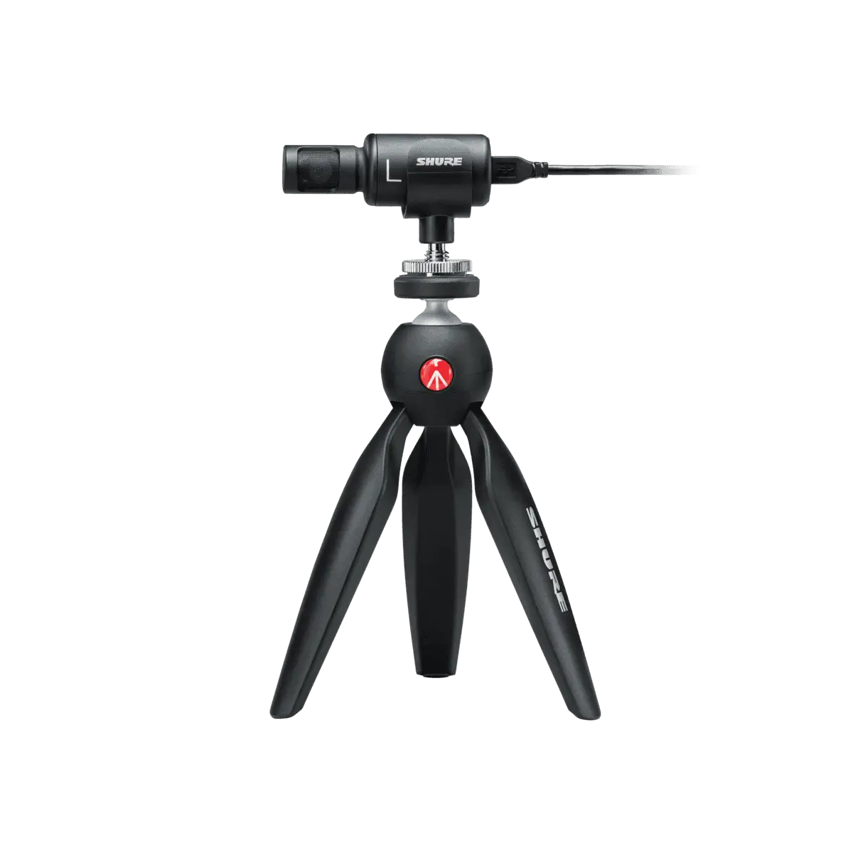 Shure MV88+ Video Kit Stereo Condenser Microphone - Professional Recording for YouTube, Podcasts & Streaming (Ideal for Vloggers & Content Creators)