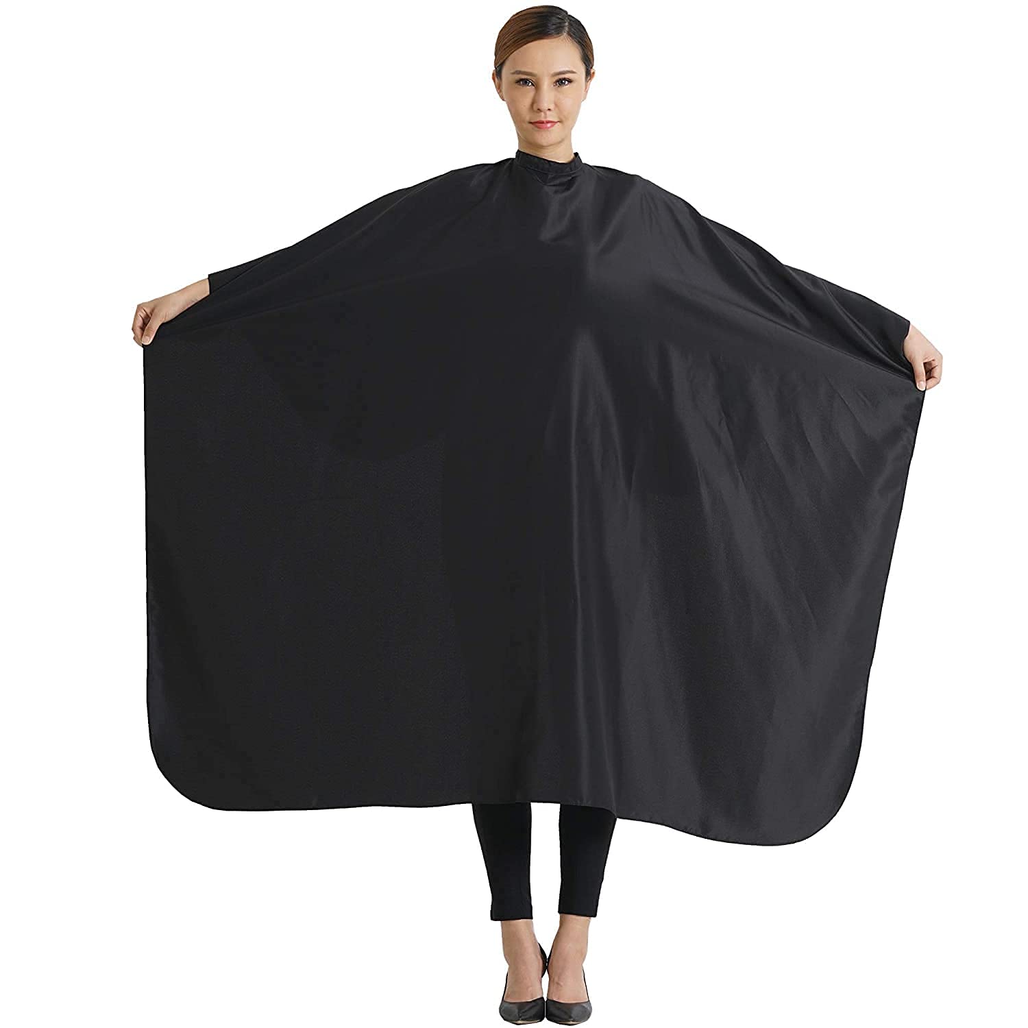 Kabello 1Pcs Professional Hair Cutting Cape for Adults & Kids - Waterproof Salon Barber Cape with Adjustable Neck Snap - Perfect for Home Haircuts, Salon Use, and DIY Styling