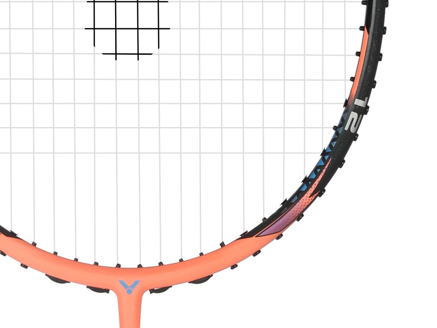 Victor DriveX 12O Badminton Racket - Lightweight Carbon Fiber Shuttlecock Racket for Adults & Beginners - Perfect for Indoor/Outdoor Games, Training & Professional Play