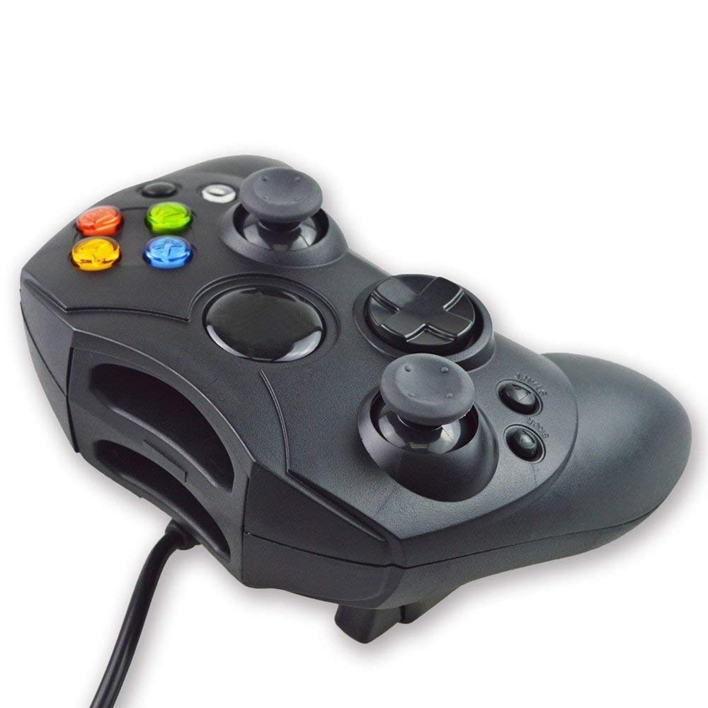 Mekela 2-Pack Classic Wired Xbox Controller Gamepad for Xbox Series S/X - Dual Shock Joystick with Ergonomic Design (Black) - Perfect for Gaming, Streaming & Multiplayer Sessions
