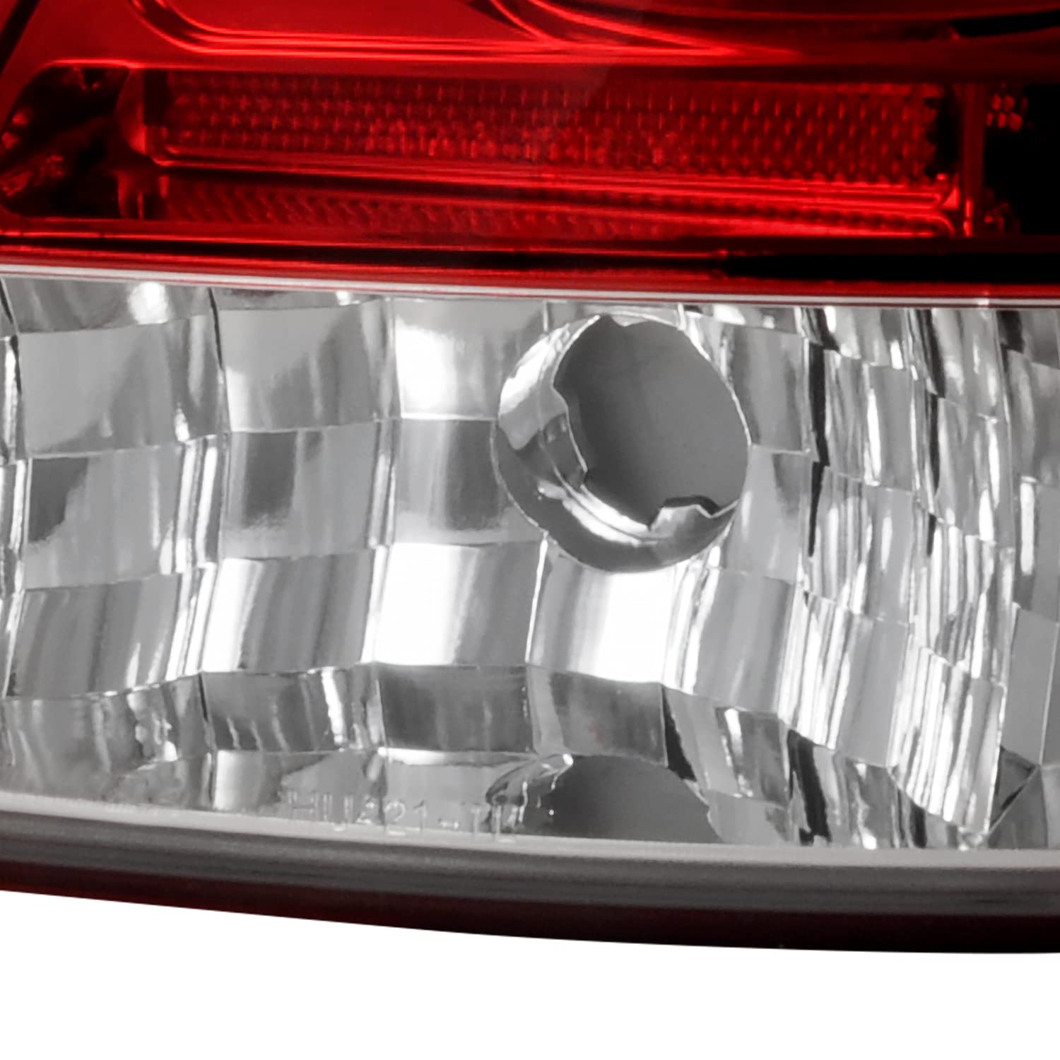 Spec-D Tuning Red Clear Lens LED Tail Lights for 1998-2005 Lexus GS300 GS400 GS430 - Left & Right Pair Assembly - Upgrade Your Car's Style & Visibility for Night Driving & Custom Look