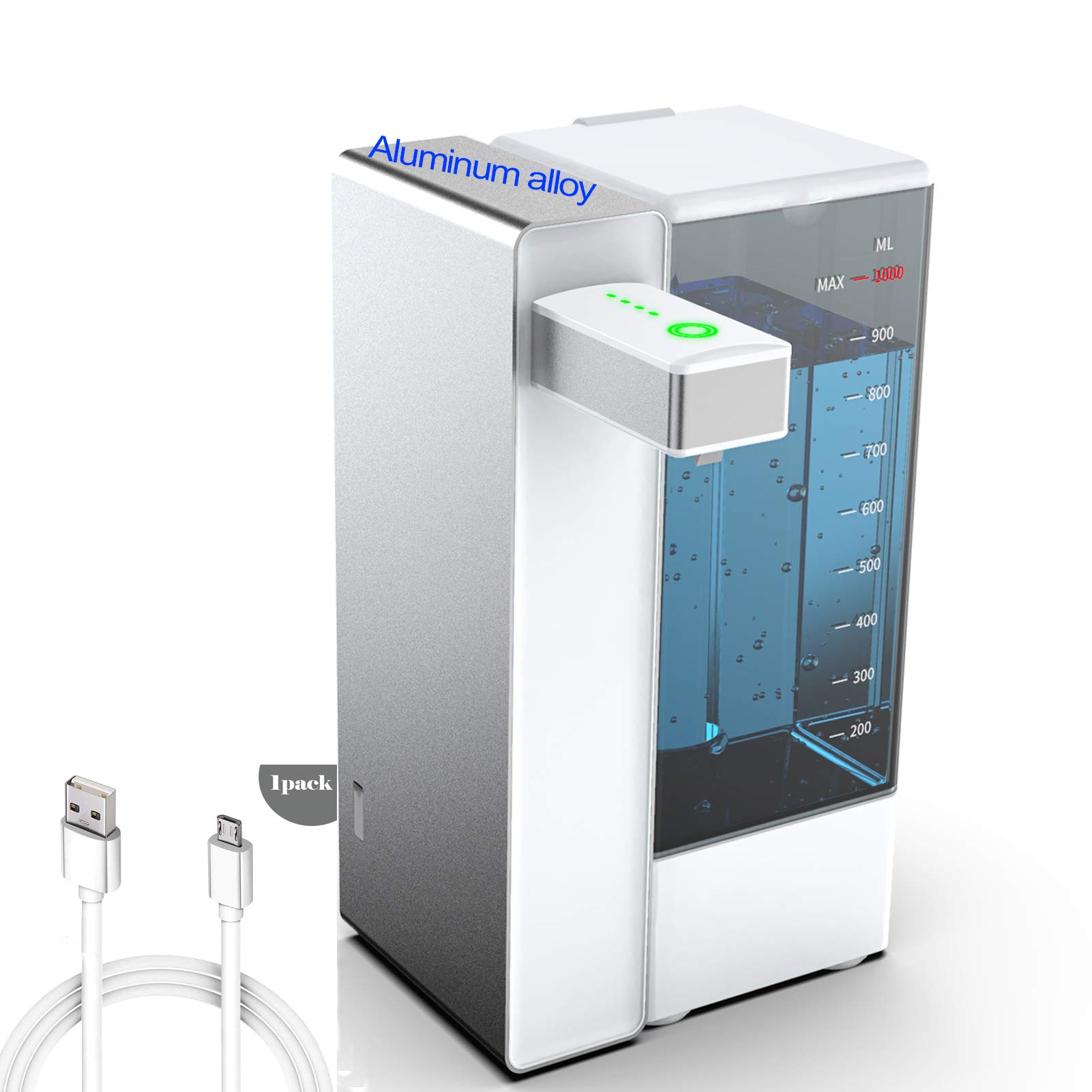 Automatic Touchless Soap Dispenser - Rechargeable 1000ML Hands-Free Soap/Sanitizer Dispenser with Infrared Sensor for Kitchen, Bathroom & Office | IPX6 Waterproof | Perfect for Home, Restaurant & Public Spaces - Ponydash