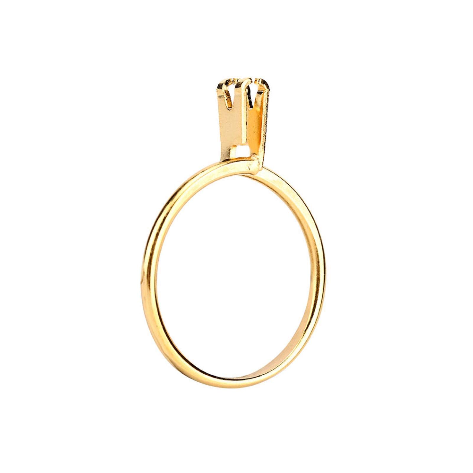 Brrnoo Ring Stone Holder - Diamond & Gemstone Prong Clamp for Jewelry Making | Secure Display for Naked Diamonds & Gemstones | Perfect for Jewelers, DIY Crafting & Professional Jewelry Repair