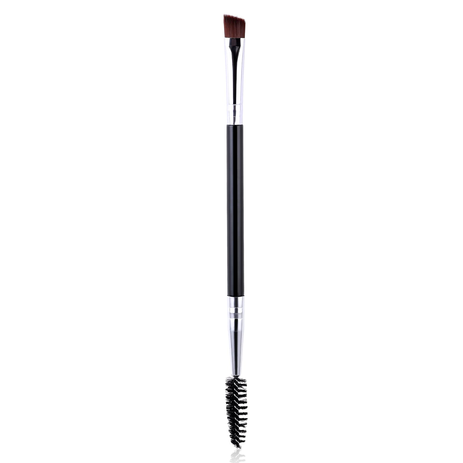 Professional Double Angled Eyebrow Brush Set - Ultra Thin Brow Brush with Spoolie for Precise Shaping | Perfect for Women, Makeup Artists & Stylists | Ideal for Everyday Makeup, Salon Use & Eyebrow Grooming