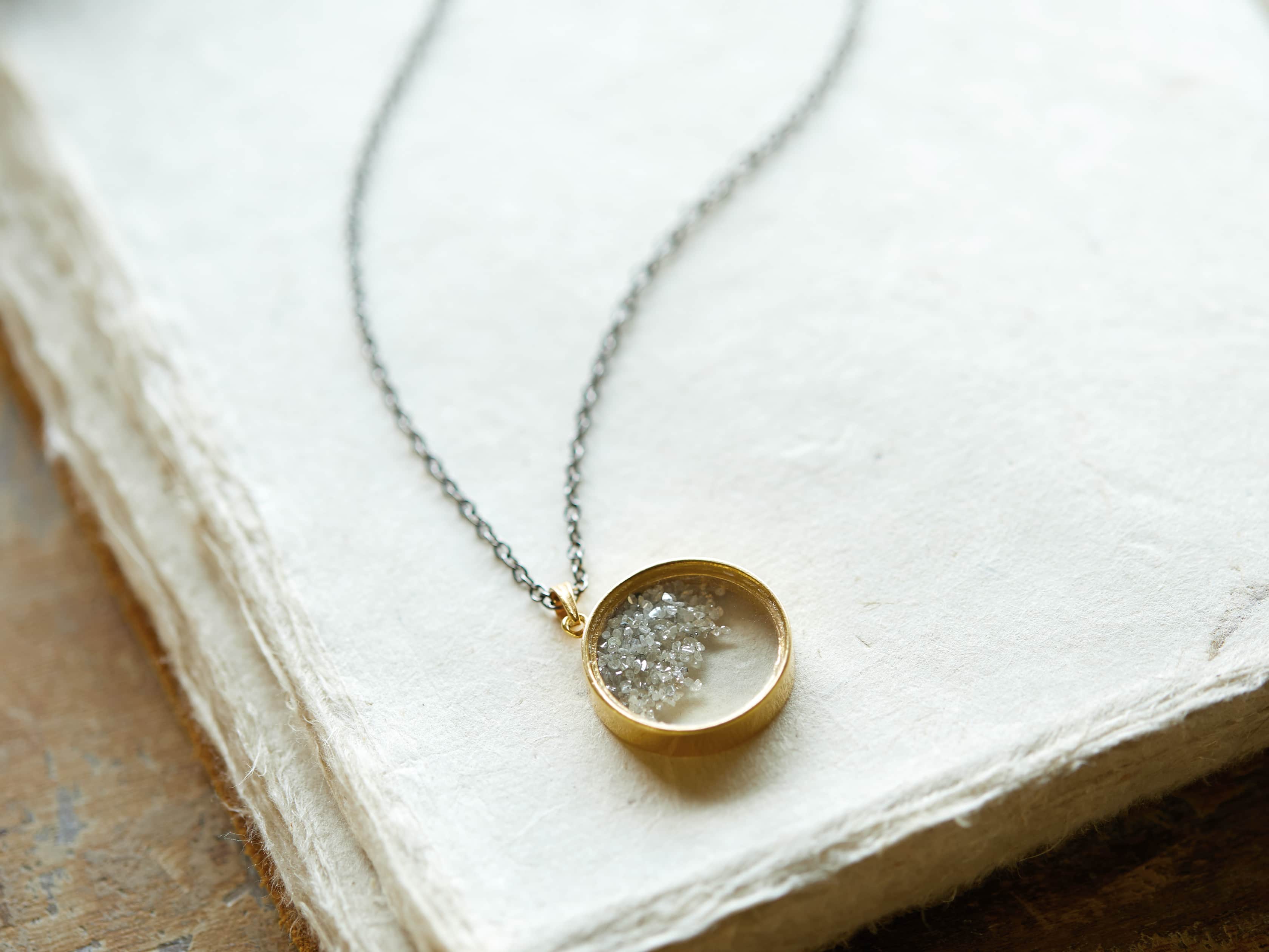 Diamond Shaker Necklace for Women - Elegant 14K Gold Pendant with Sparkling Crystals | Perfect for Parties, Weddings & Everyday Wear