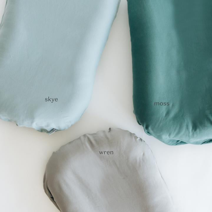 Organic Cotton Cover for Snuggle Me Infant Lounger - Soft & Breathable Baby Nest Cushion Protector - Perfect for Nursery, Playtime & Co-Sleeping