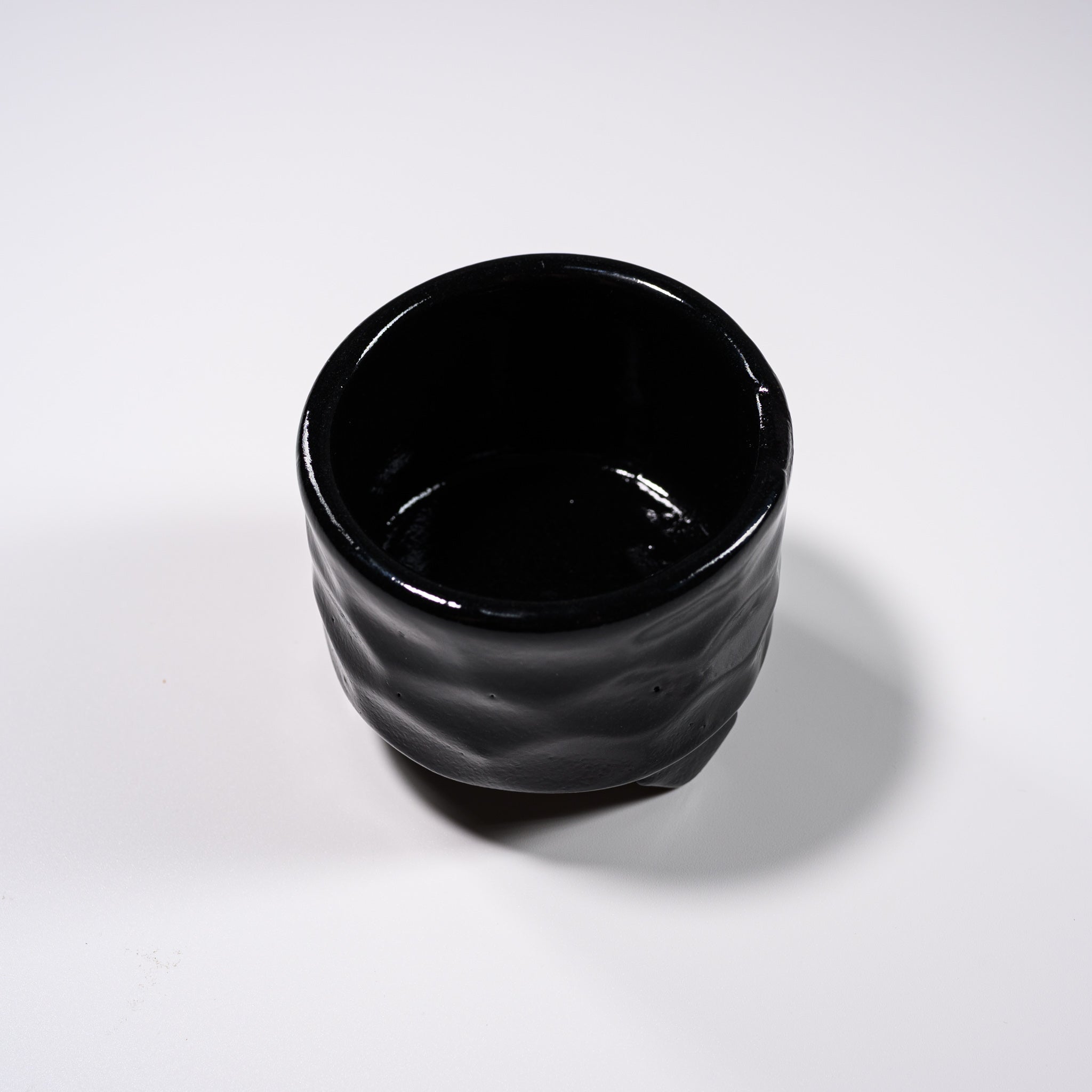 Premium Kyo Kiyomizu Ware Black Glaze Incense Burner - Traditional Japanese Ceramic Aroma Diffuser for Meditation, Yoga, and Home Decor