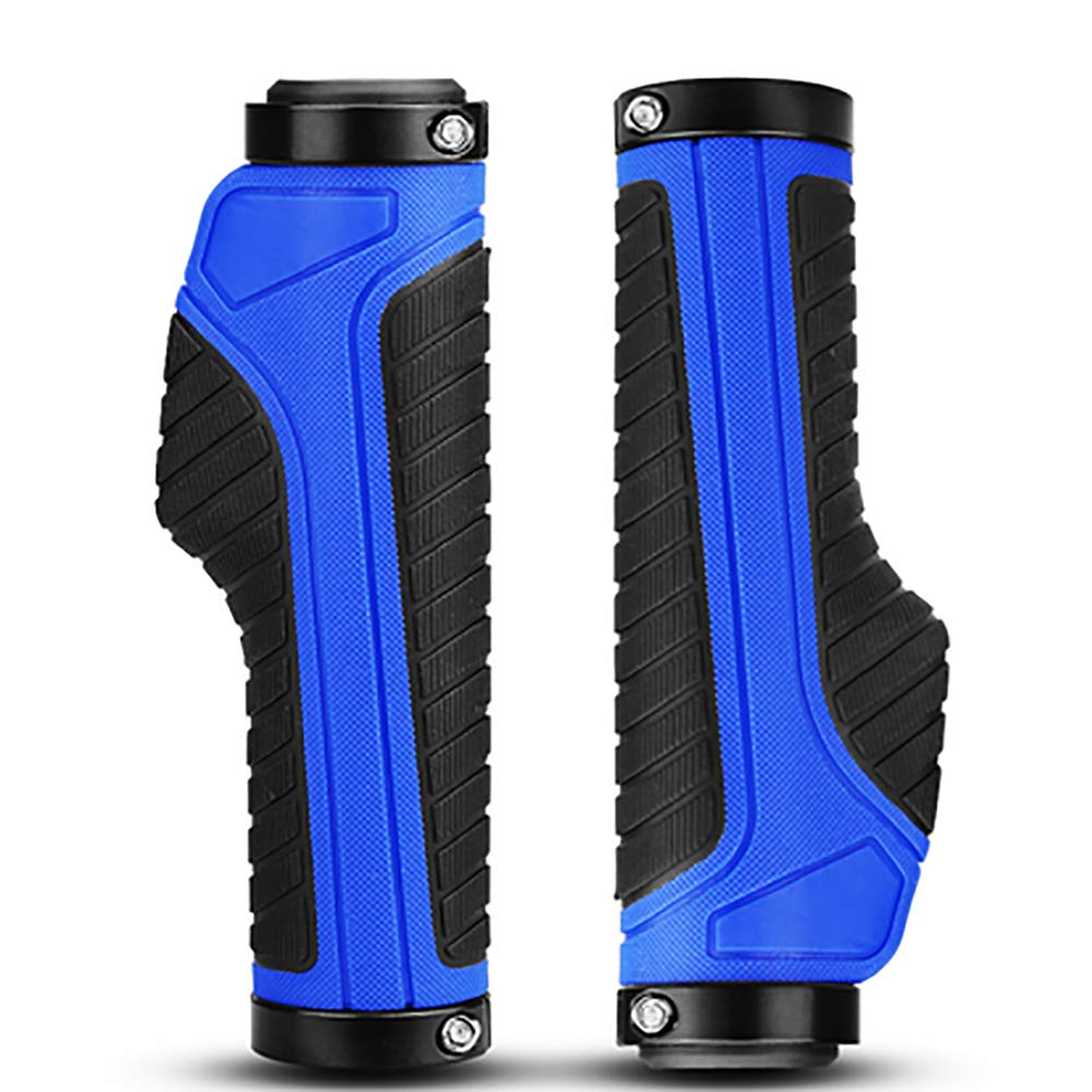 Premium Ergonomic Bike Grips - Non-Slip Rubber Mountain/MTB/BMX Handlebar Grips for Comfort & Control | Ideal for Trail Riding, Commuting & Urban Cycling