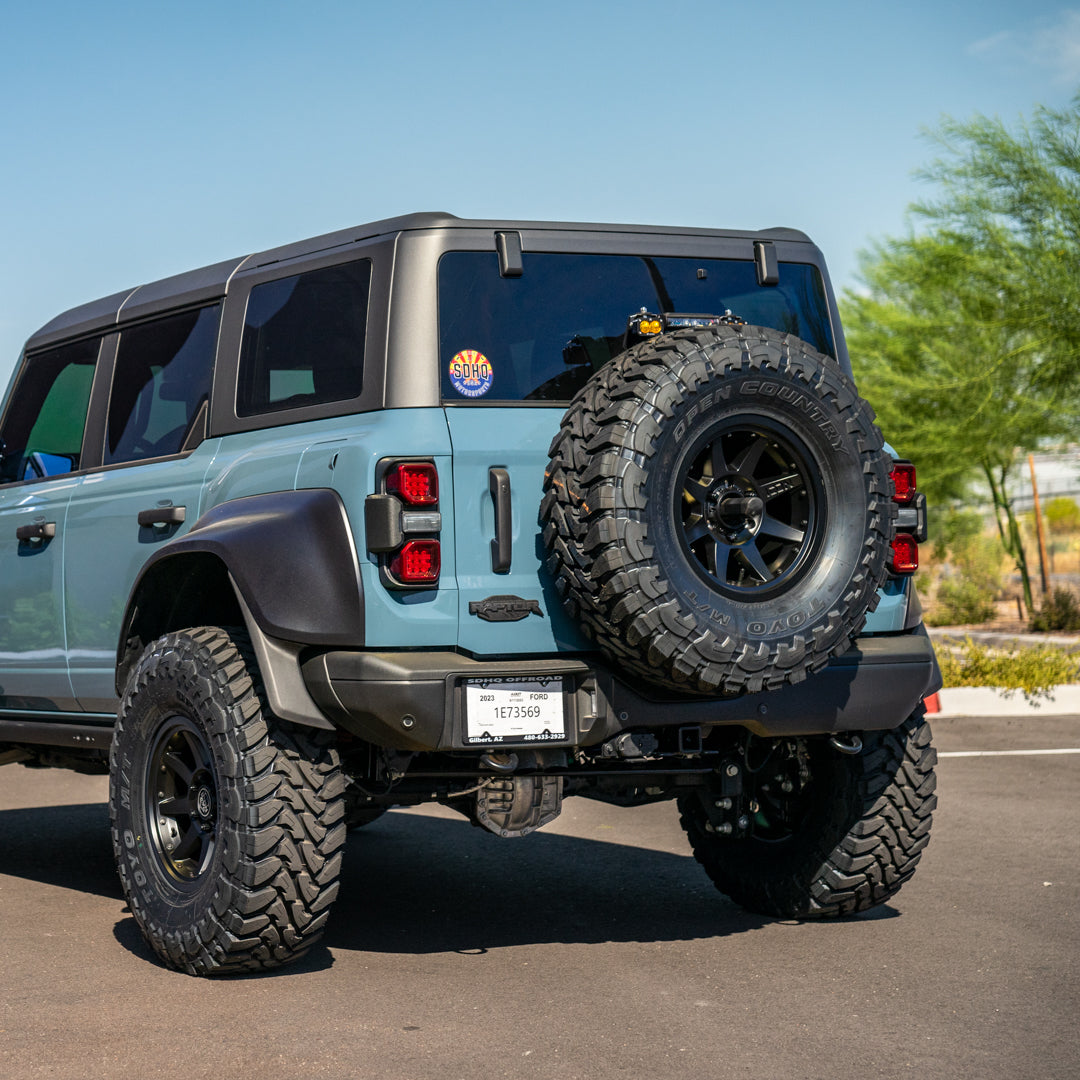 21-24 Ford Bronco & Bronco Raptor SDHQ Built 3rd Brake Light Chase Light Mount Kit - Off-Road LED Light Bar Bracket for Adventure & Night Driving
