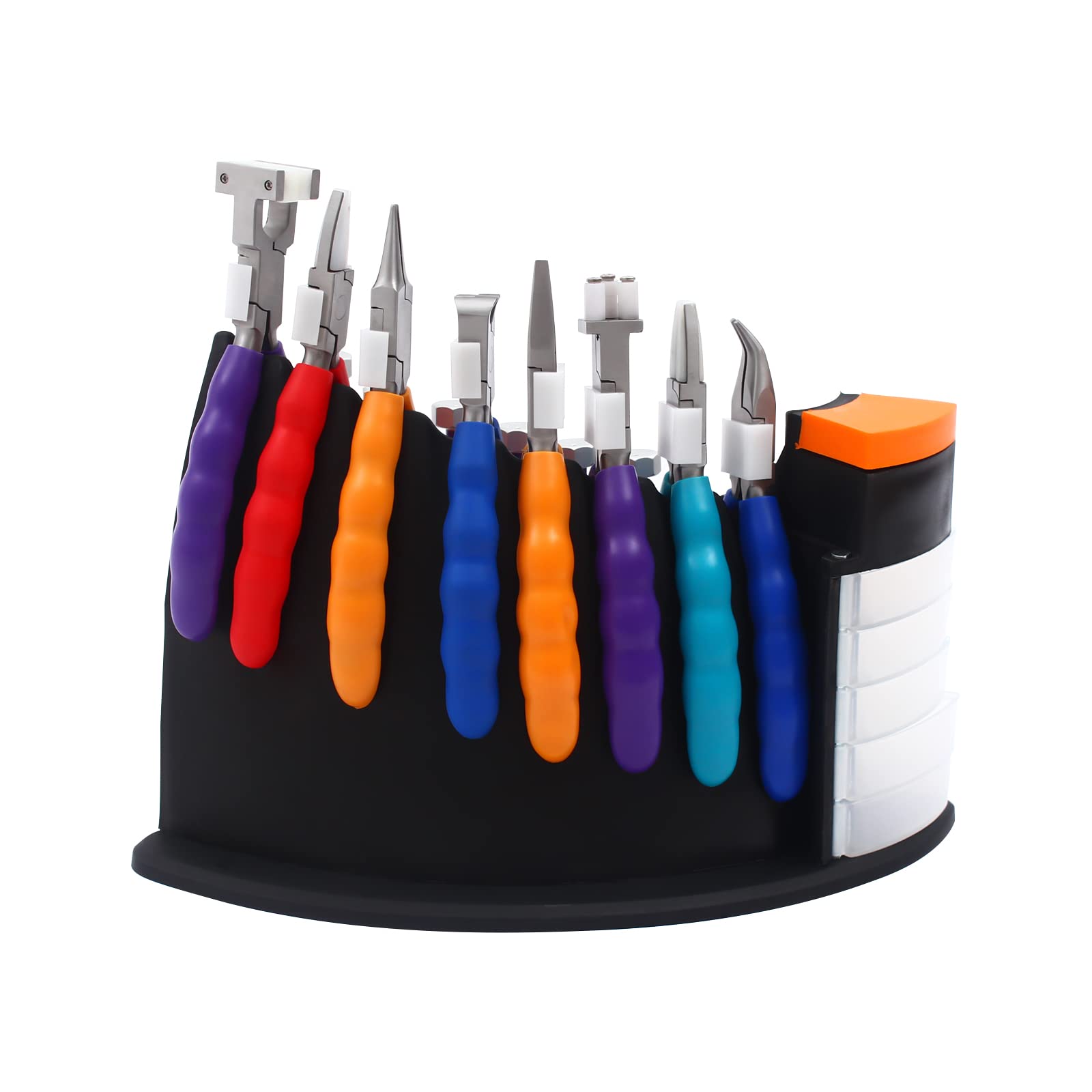 TFCFL Professional Eyeglasses Repair Pliers Set - 6 Screwdrivers & 8 Glasses Repair Tools with Storage Box | Complete Eyewear Repair Kit for Home, Office & Travel | Glasses Frame Adjustment & Maintenance Tools