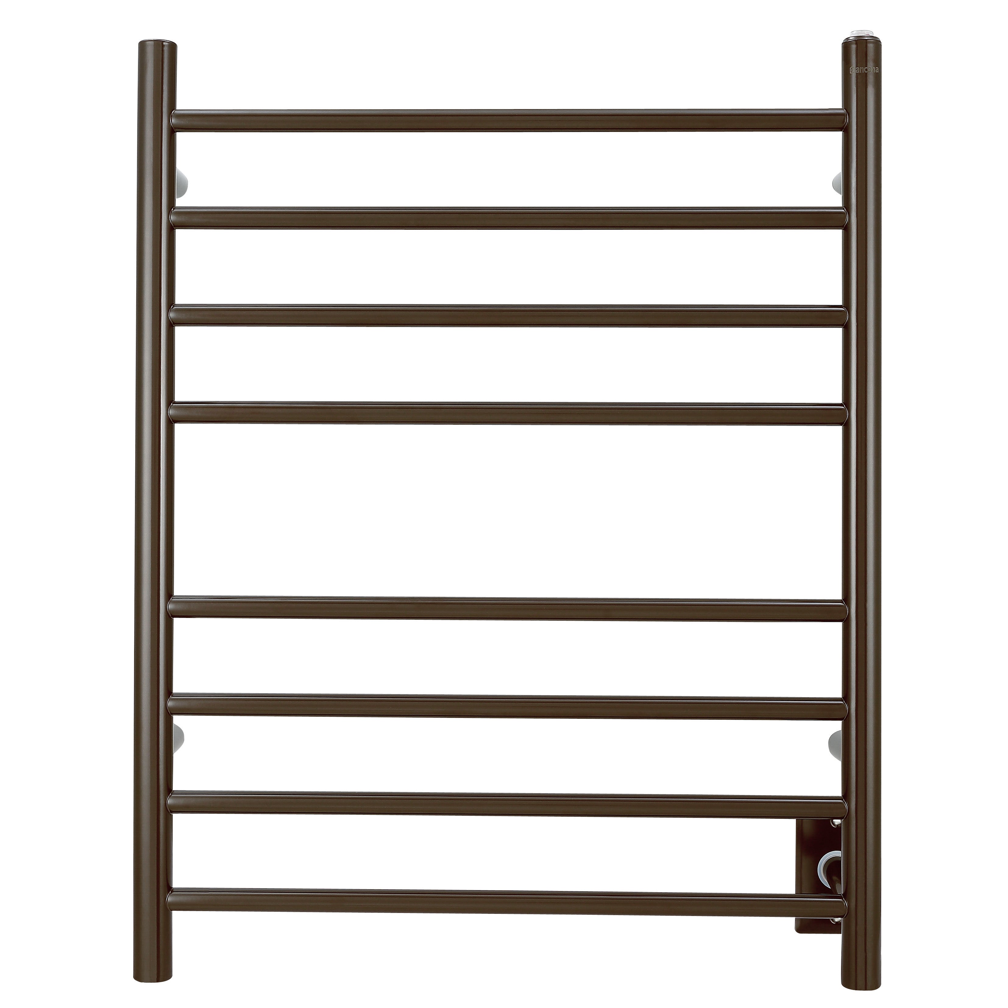 Prestige Dual 8 Bar Hardwired & Plug-in Towel Warmer - Oil Rubbed Bronze Stainless Steel - Perfect for Bathroom, Spa & Luxury Home Heating