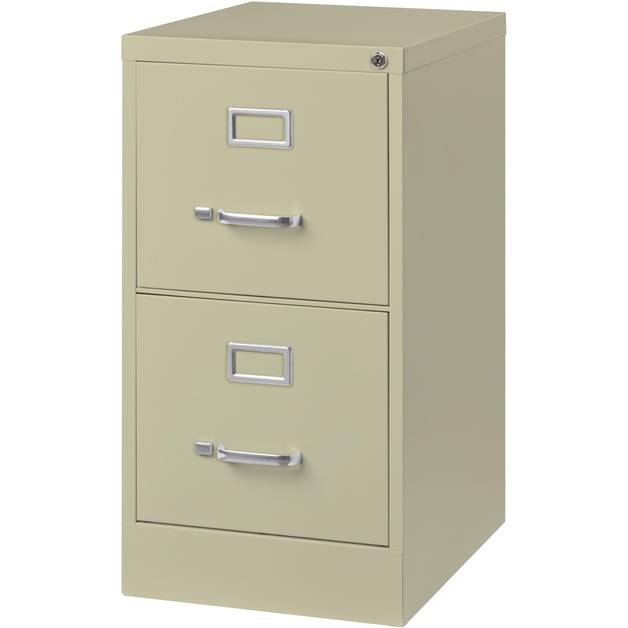 Lorell LLR42290 2-Drawer Vertical File Cabinet - 15