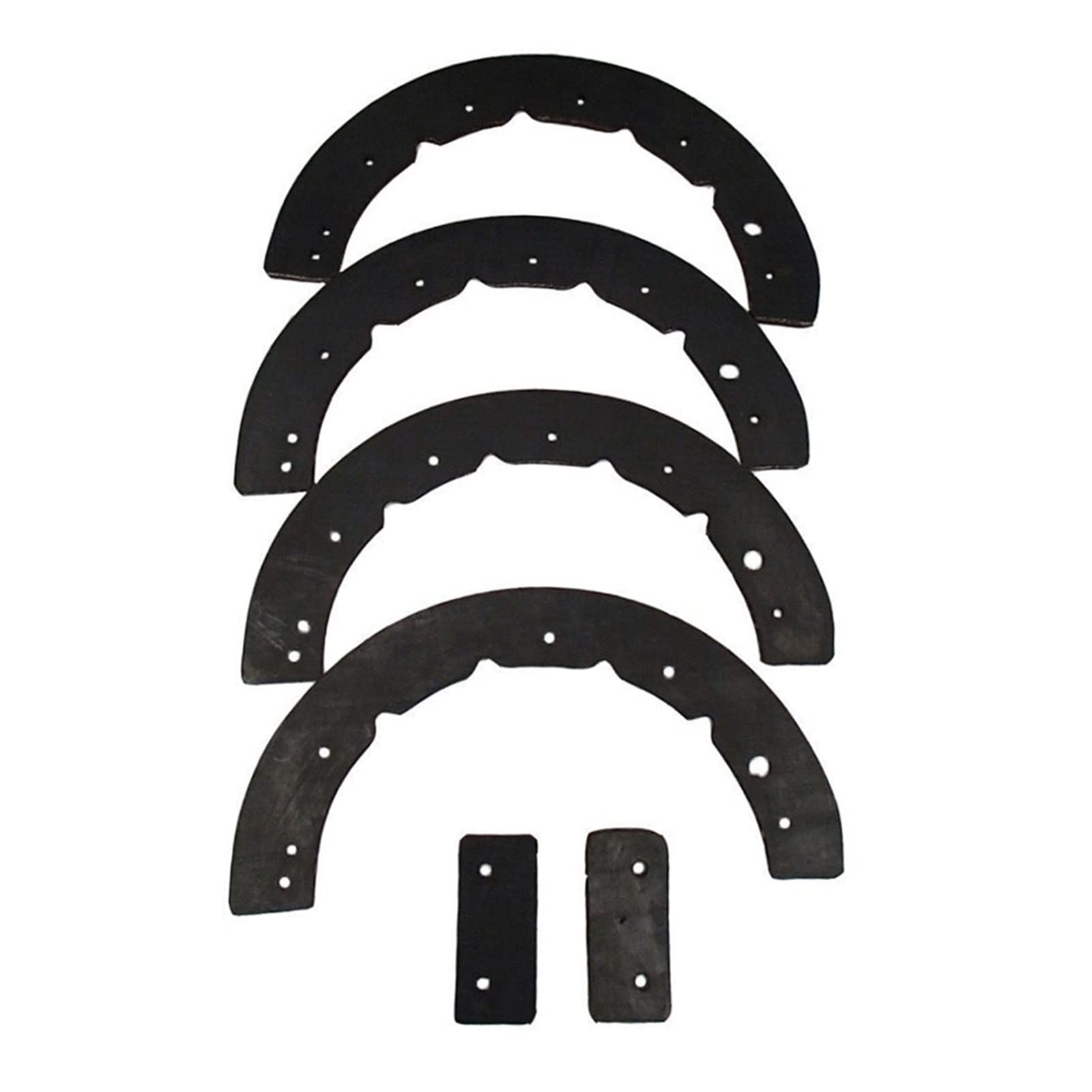 MTD Yardman Cub Cadet Troy-Bilt Snow Blower Replacement Rubber Paddles Set 731-0781A 731-0782 - Compatible with 2-Cycle Single Stage Snow Blowers - Durable Garden Hand Tools for Winter Snow Removal & Yard Maintenance