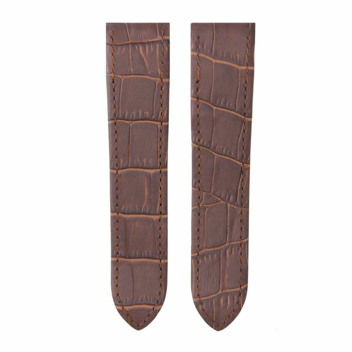 Premium 20-23-24.5mm Genuine Leather Watch Band Replacement Strap for Cartier Santos 100 XL & Chrono - Quick Release Clasp Included | Dress Watch Accessory for Business & Formal Occasions