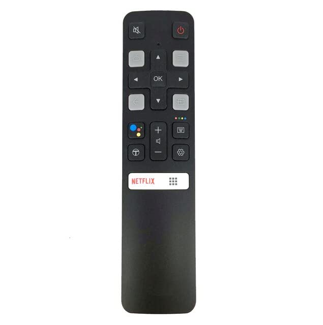 Genuine Davitu RC602S JUR2 / RC802V FMR1 Replacement Remote Control with Netflix Button for TCL LCD TV - Compatible with Multiple TCL TV Models (Perfect for Streaming, Gaming & Home Entertainment)