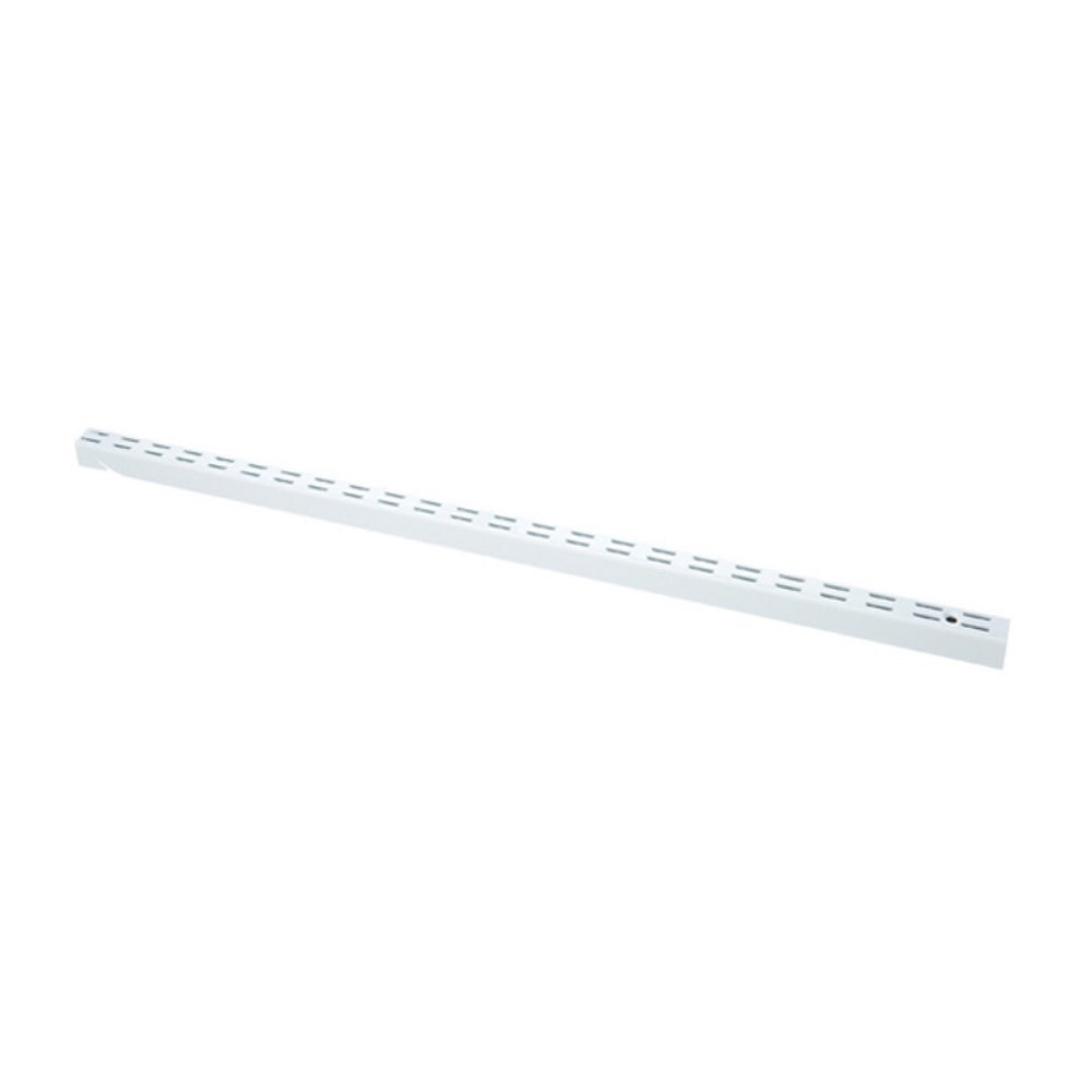 FreedomRail Upright Closet Organizer System - 78 Inch White Closet Rod Support for Walk-in Closets & Bedroom Storage Organization