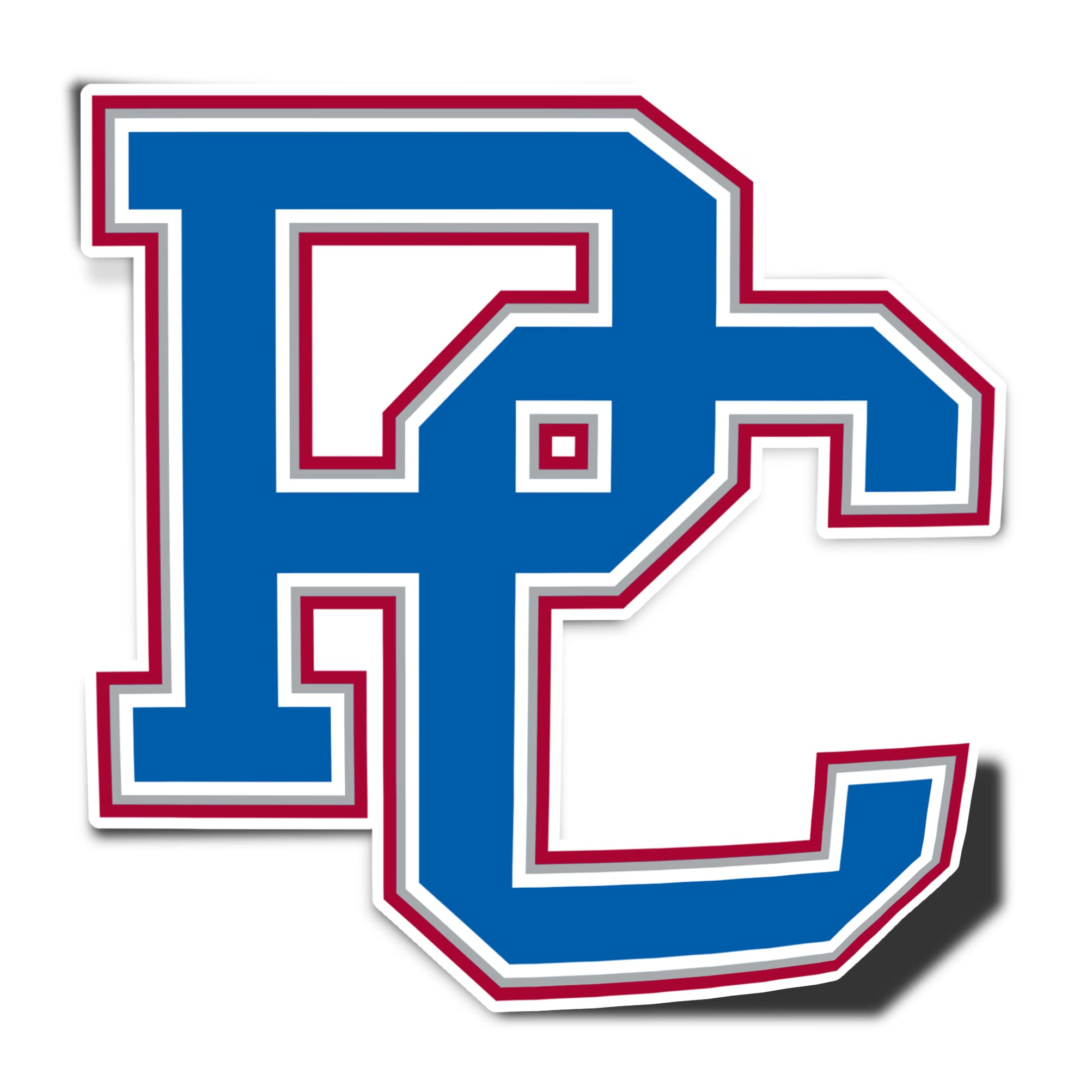 Desert Cactus Presbyterian College Sticker - Blue Hose Vinyl Decal for Laptop, Water Bottle, Car & Scrapbook - Durable Waterproof Decoration for School Spirit, College Pride & Fan Gear