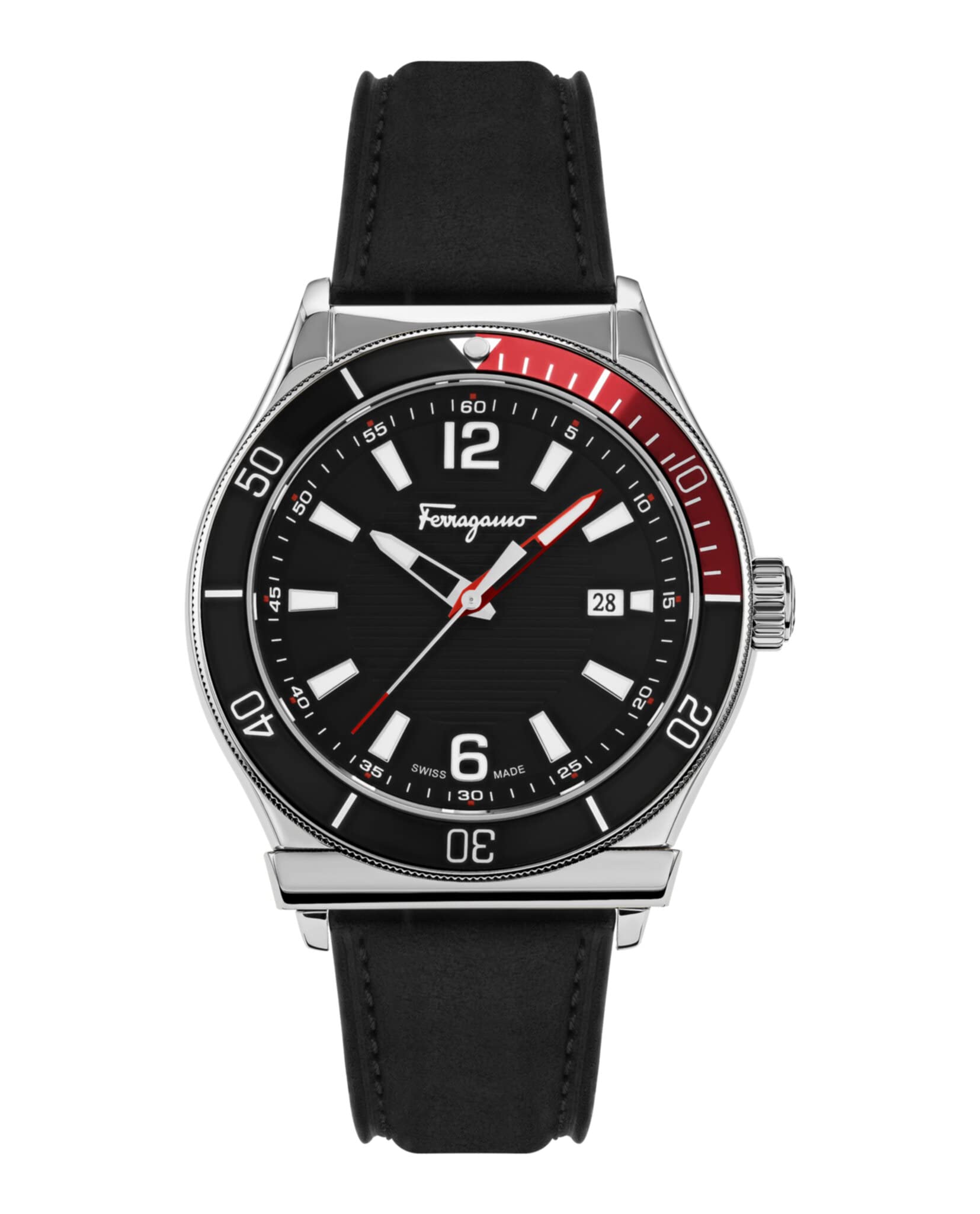 Ferragamo Men's Swiss Made Watch 1898 Collection - Luxury Dress Watch for Business & Formal Occasions