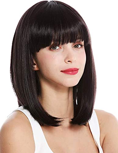 Verbier Clip-In Bangs Synthetic Hair Extensions for Women - Black One Piece Fringe | Instant Volume & Style for Everyday Wear, Cosplay & Special Occasions