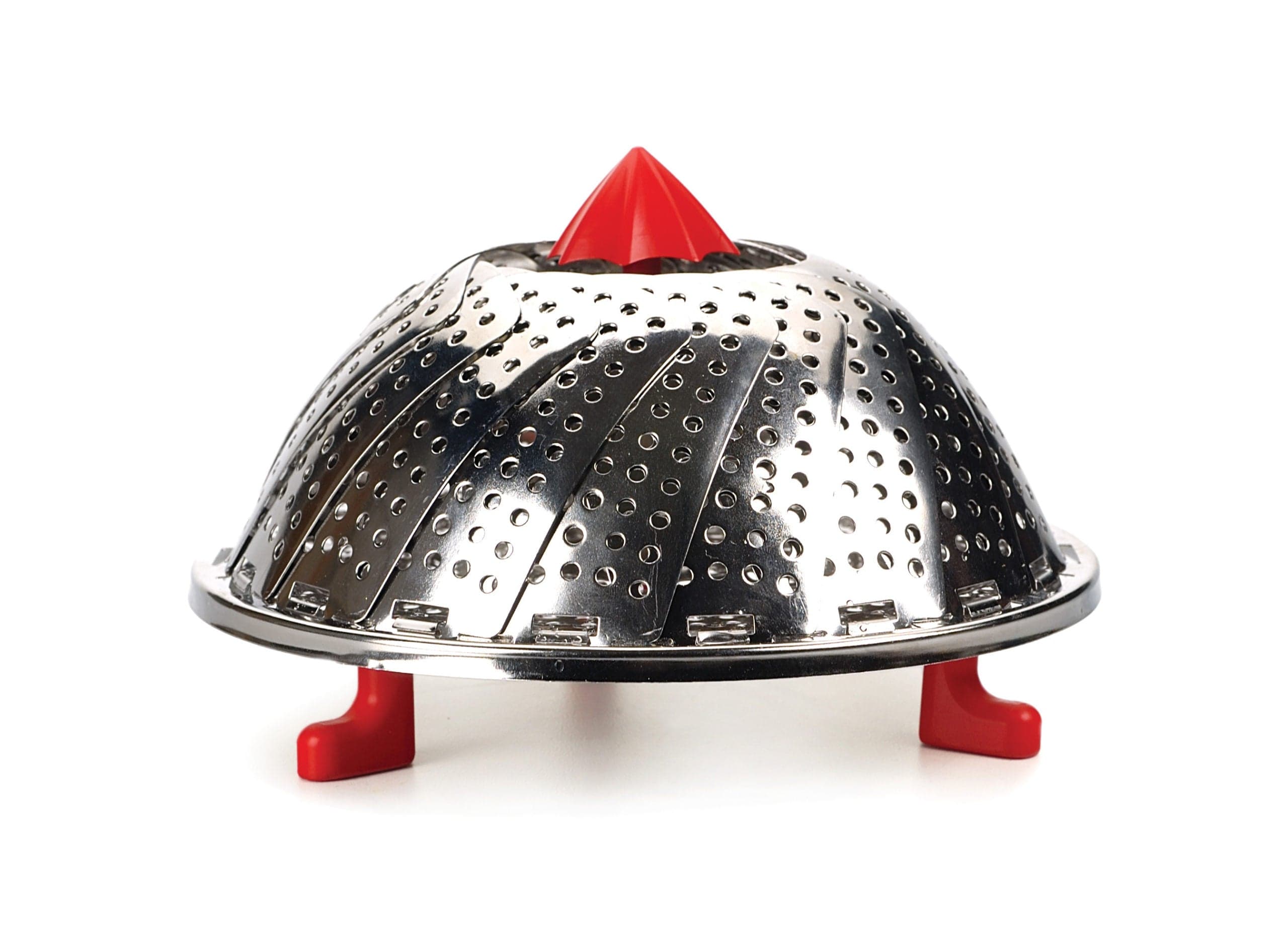 Stainless Steel Vegetable Steamer Basket - Healthy Food Steamer Pot for Cooking Broccoli, Carrots & Vegetables - Perfect for Kitchen, Camping & Healthy Eating Lifestyle