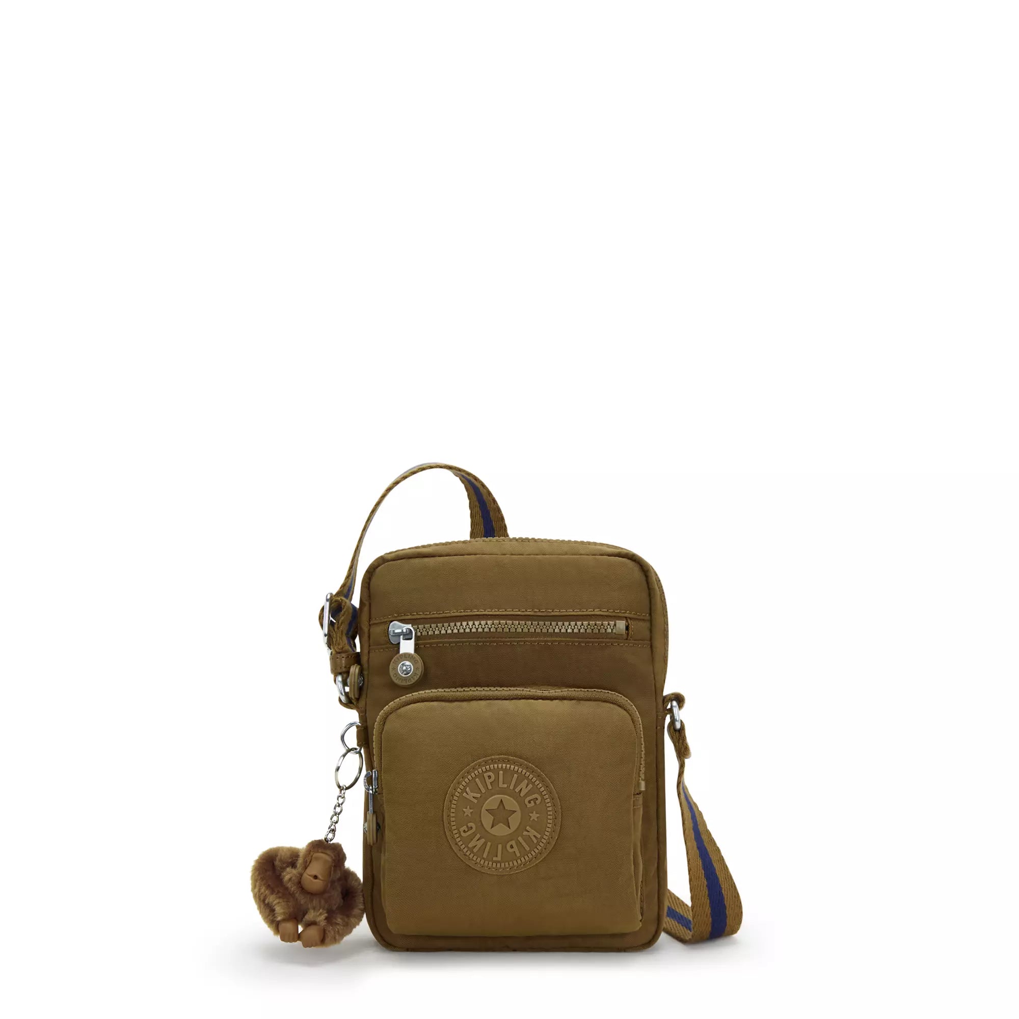 Kipling Gunne Crossbody Bag for Women - Lightweight & Water-Resistant Dry Laurel Design - Perfect for Travel, Work & Everyday Use